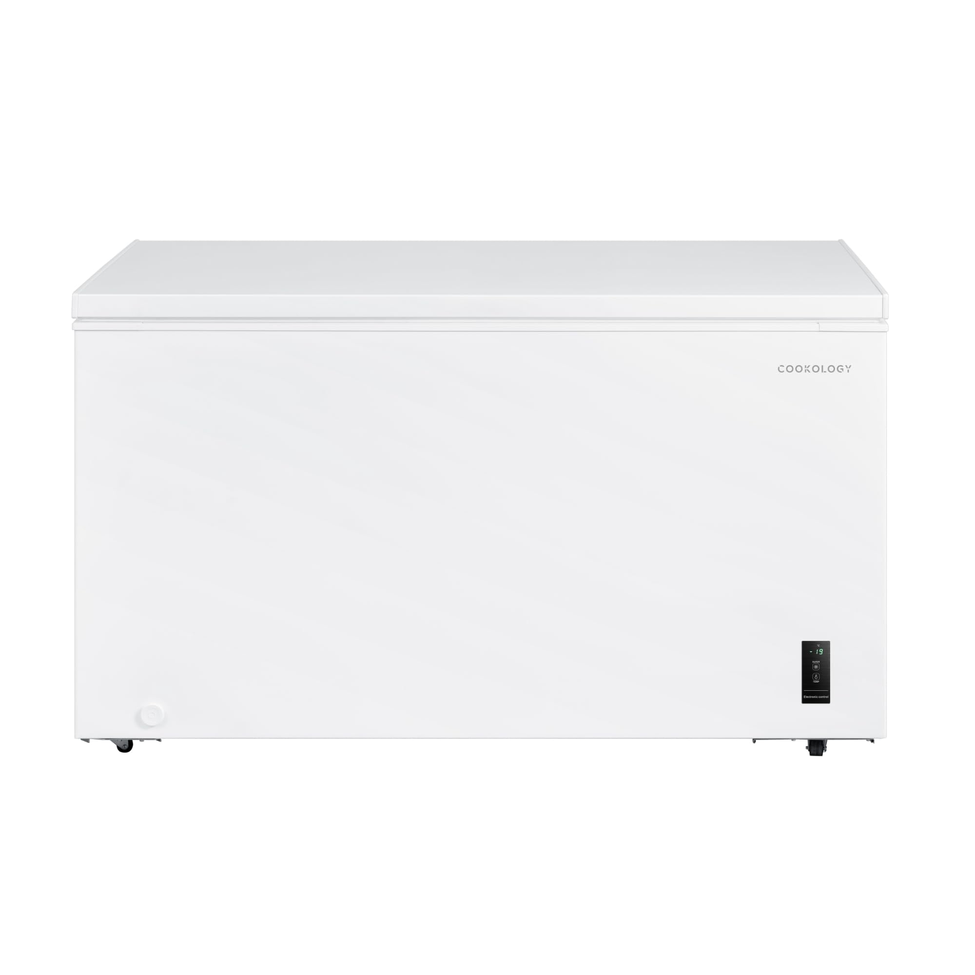 Cookology Chest Freezer - 418L Freestanding, Black