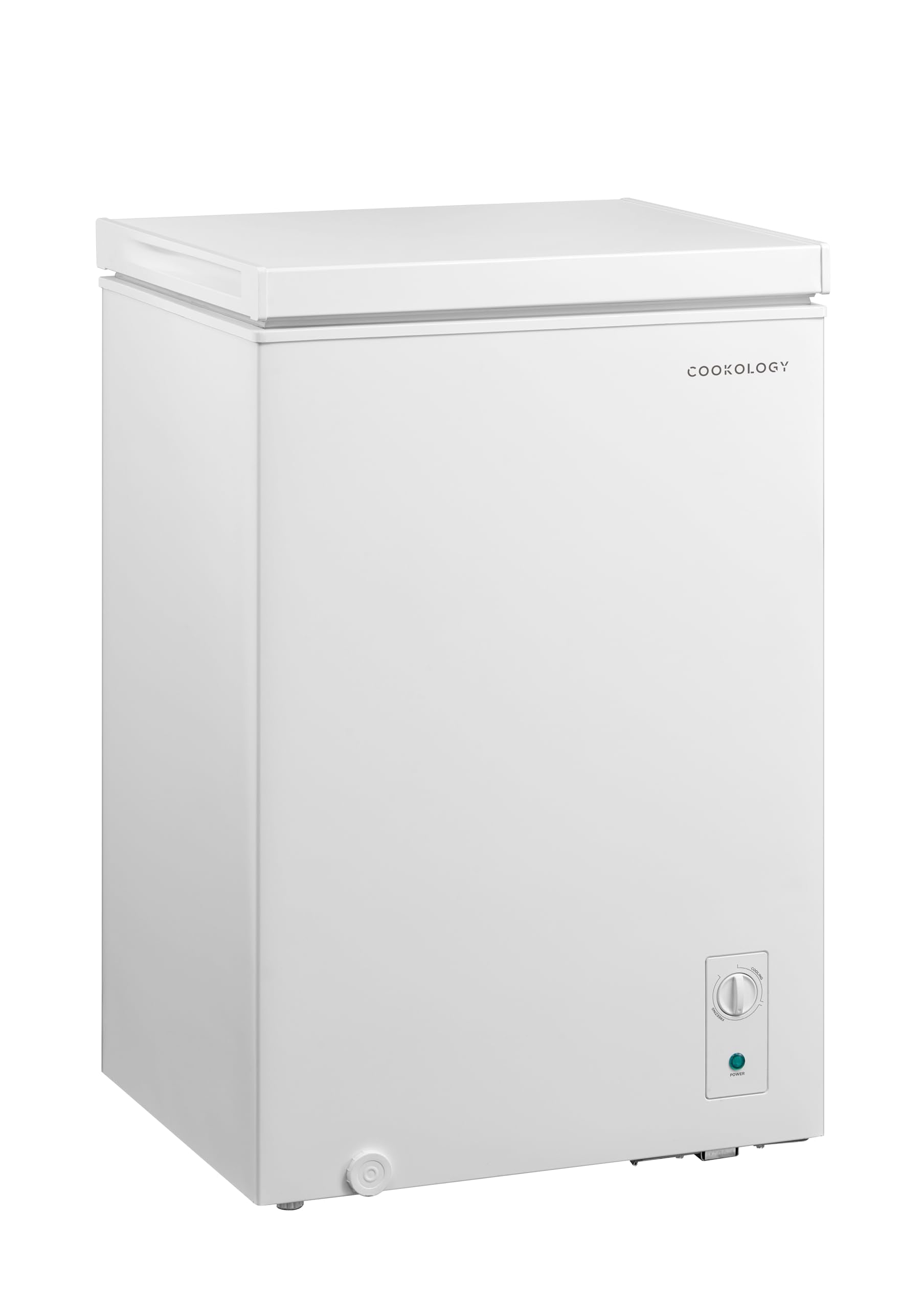 Cookology Chest Freezer - 418L Freestanding, Black