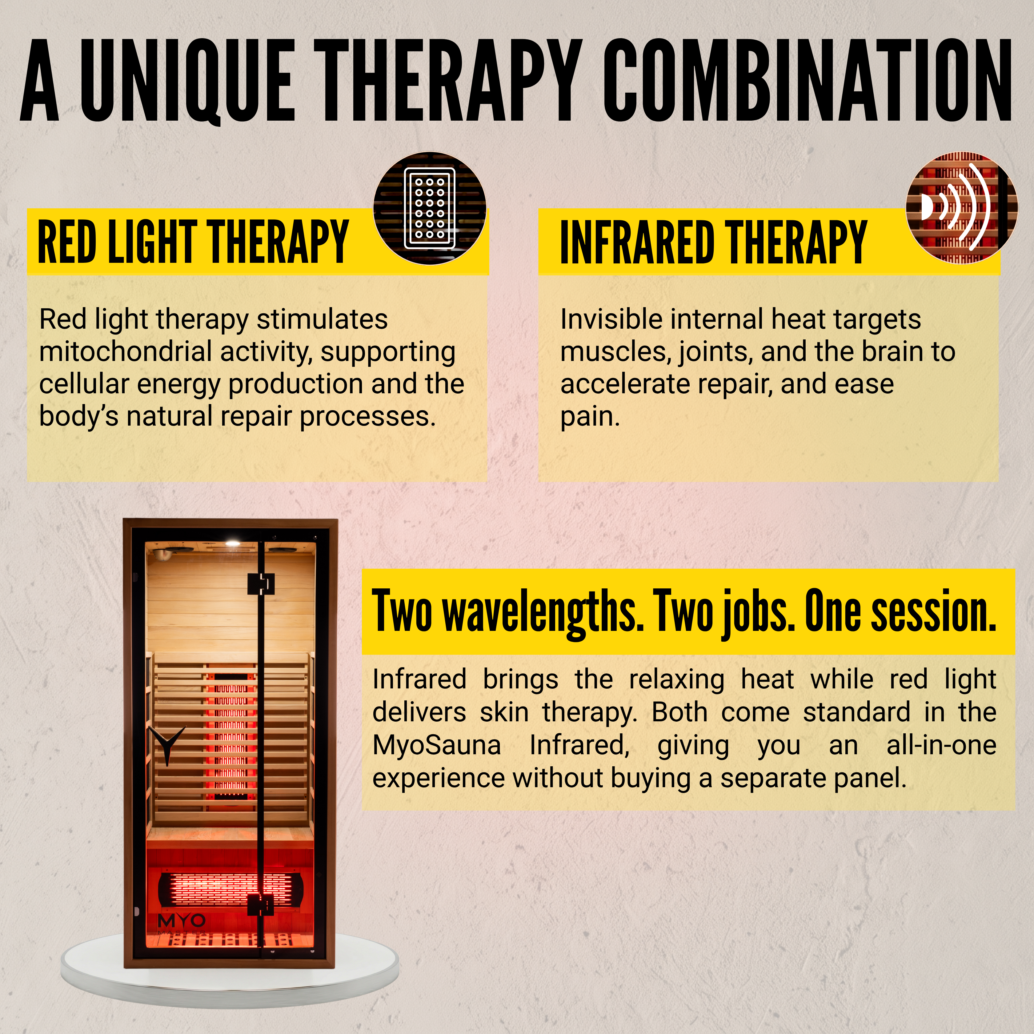 MyoSauna Infrared Sauna - WiFi Enabled