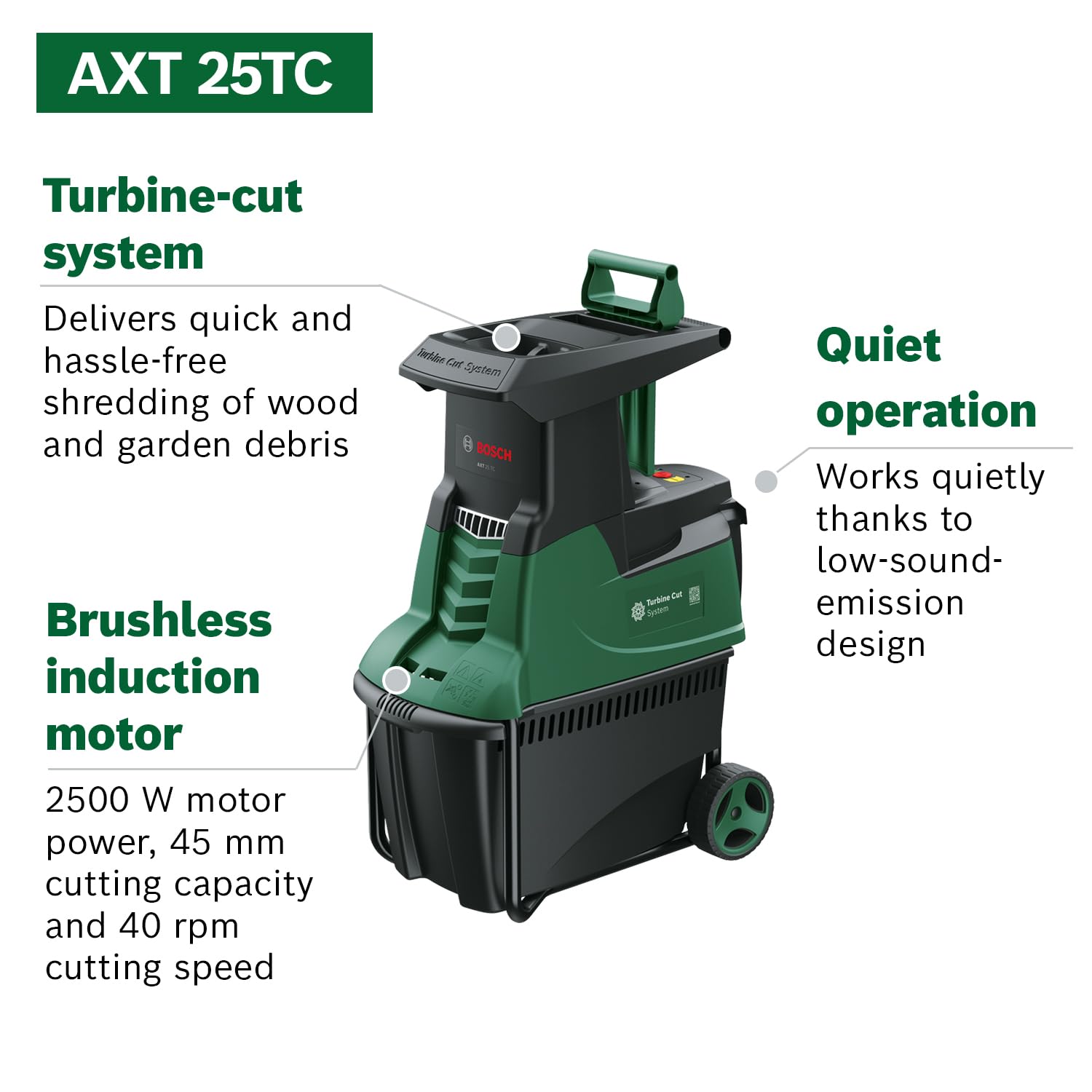 Bosch Garden Shredder - AXT 25 TC