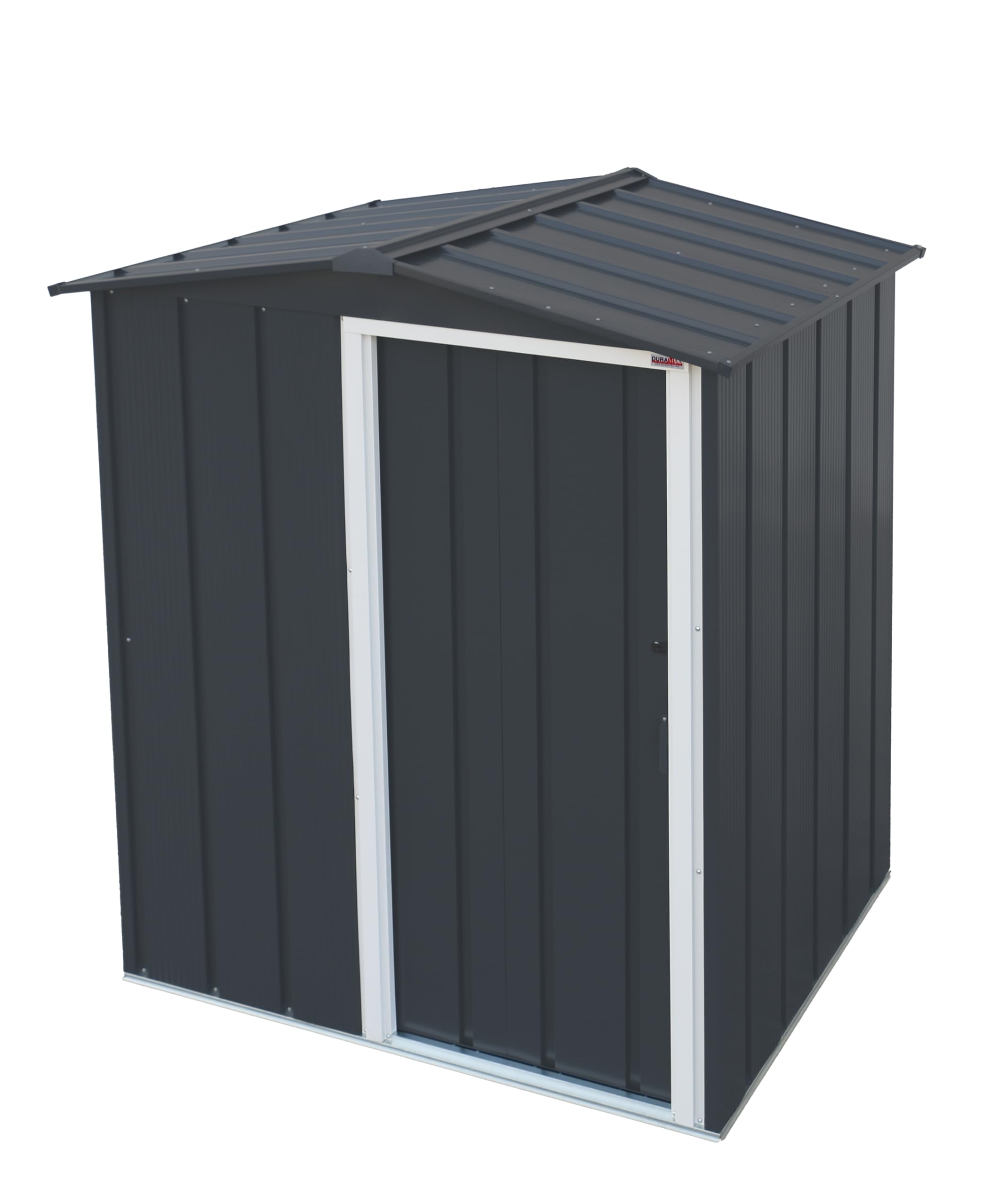 Duramax ECO Metal Garden Shed - 10 x 8 ft (7.80 m2), Galvanized Steel, Anthracite