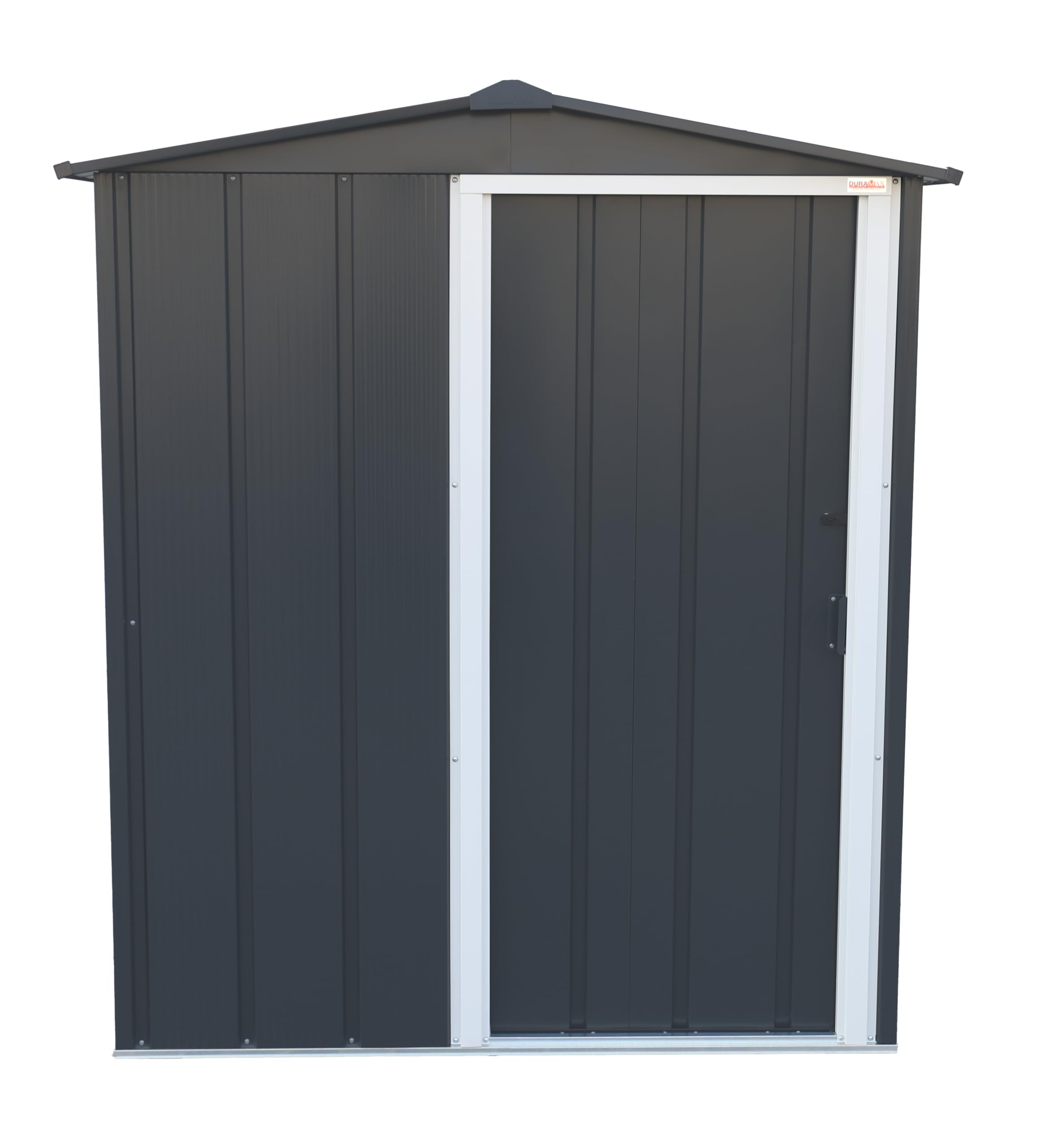 Duramax ECO Metal Garden Shed - 10 x 8 ft (7.80 m2), Galvanized Steel, Anthracite