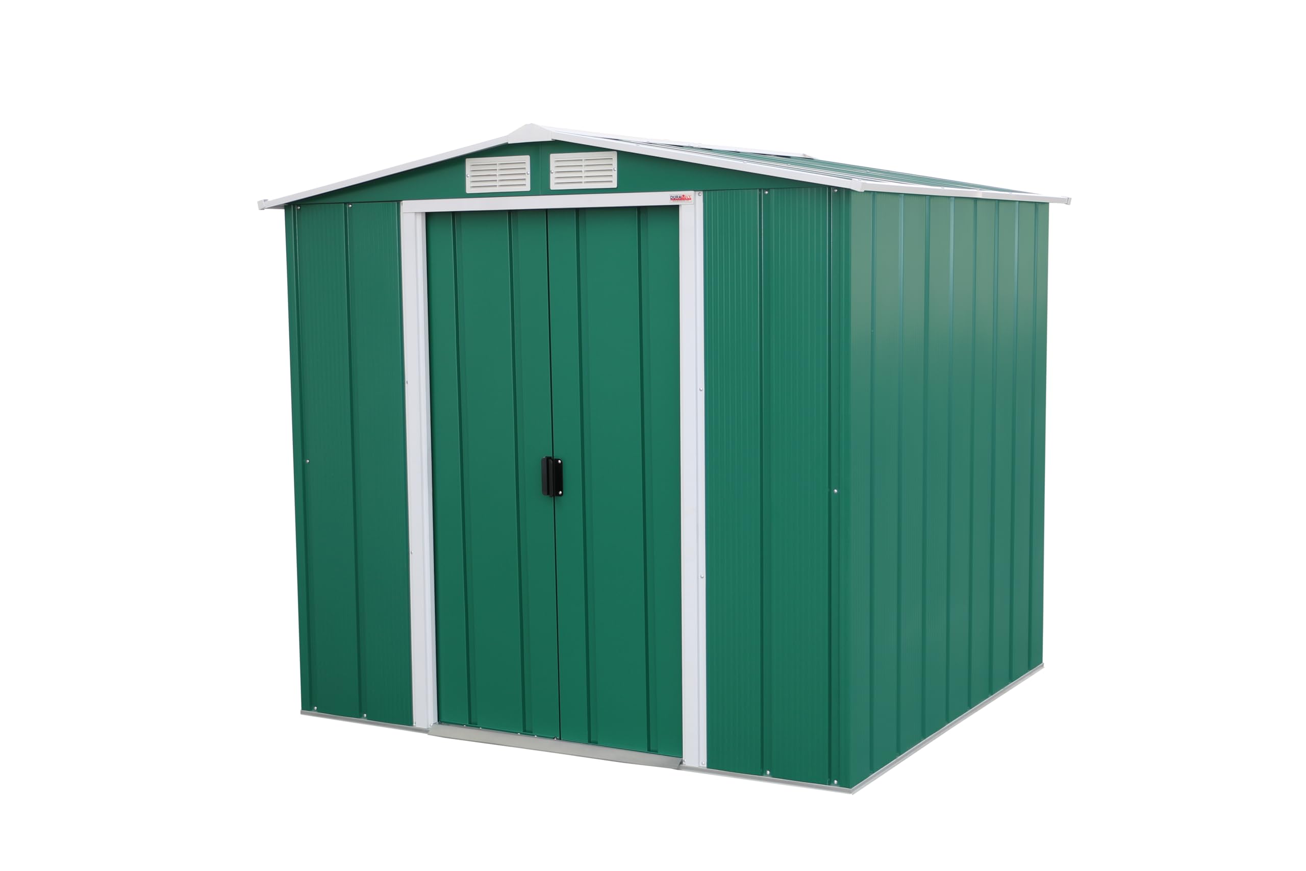 Duramax ECO Metal Garden Shed - 10 x 8 ft (7.80 m2), Galvanized Steel, Anthracite