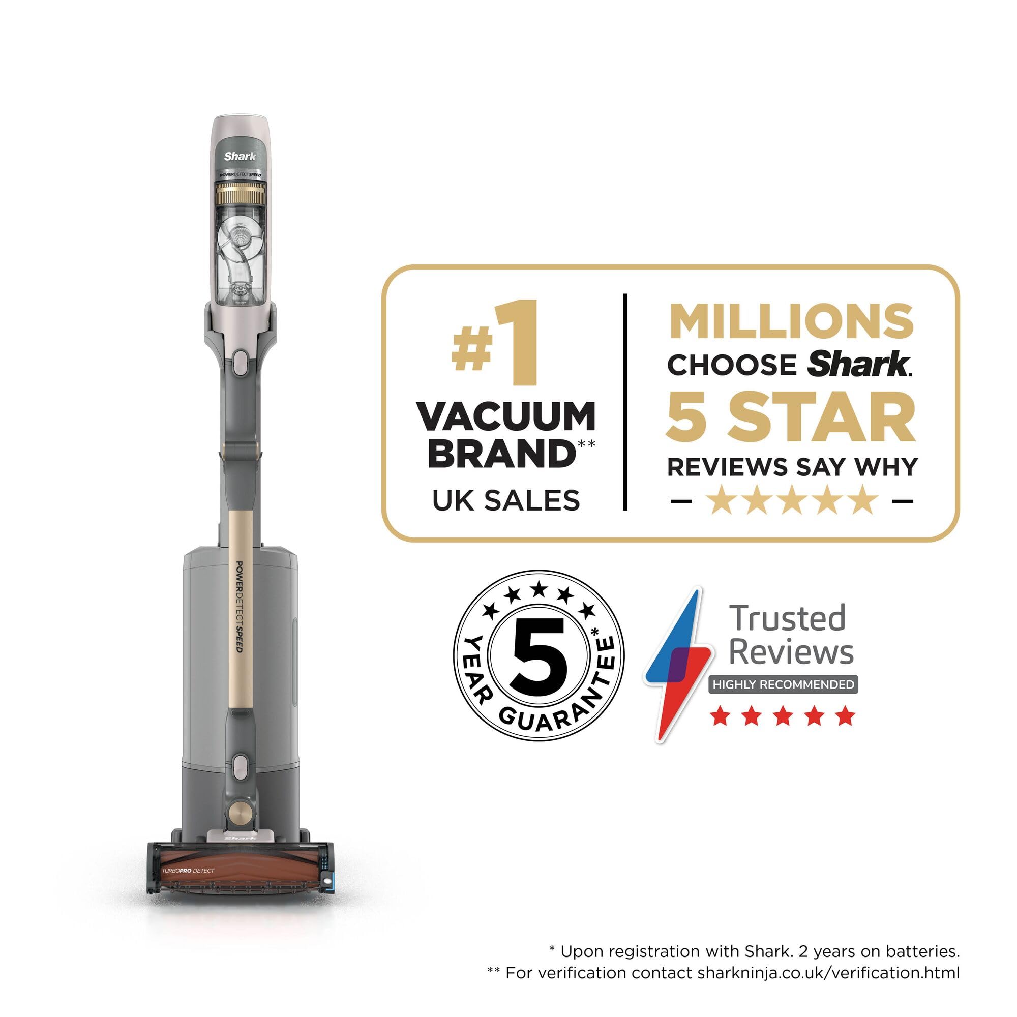 Shark PowerDetect Pet Pro Cordless Vacuum - Auto-Empty, IA3241UKT