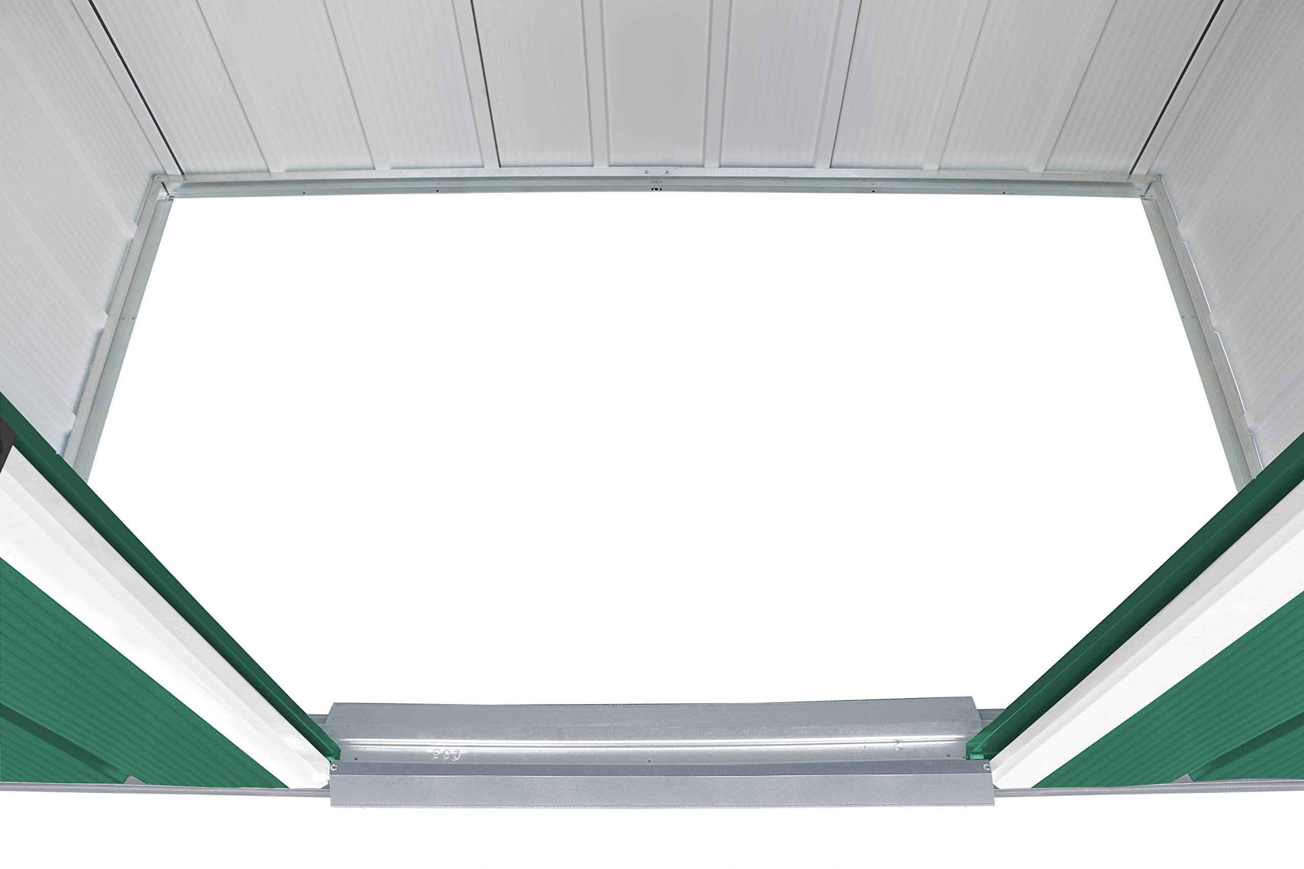 Duramax ECO Metal Garden Shed - 10 x 8 ft (7.80 m2), Galvanized Steel, Anthracite