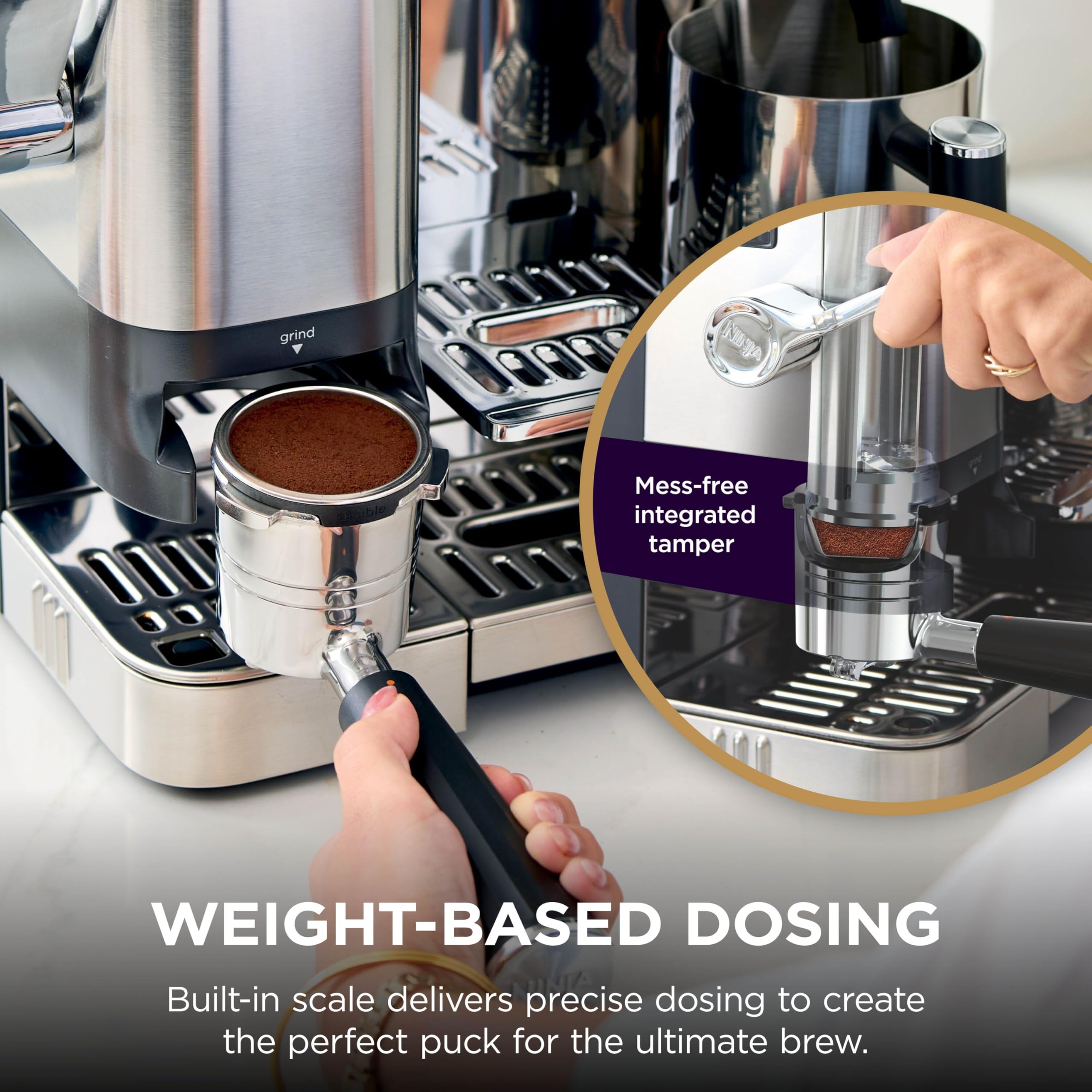 Ninja Luxe Premier Coffee Machine - 3-in-1 Espresso/Cold Brew/Filter, Black