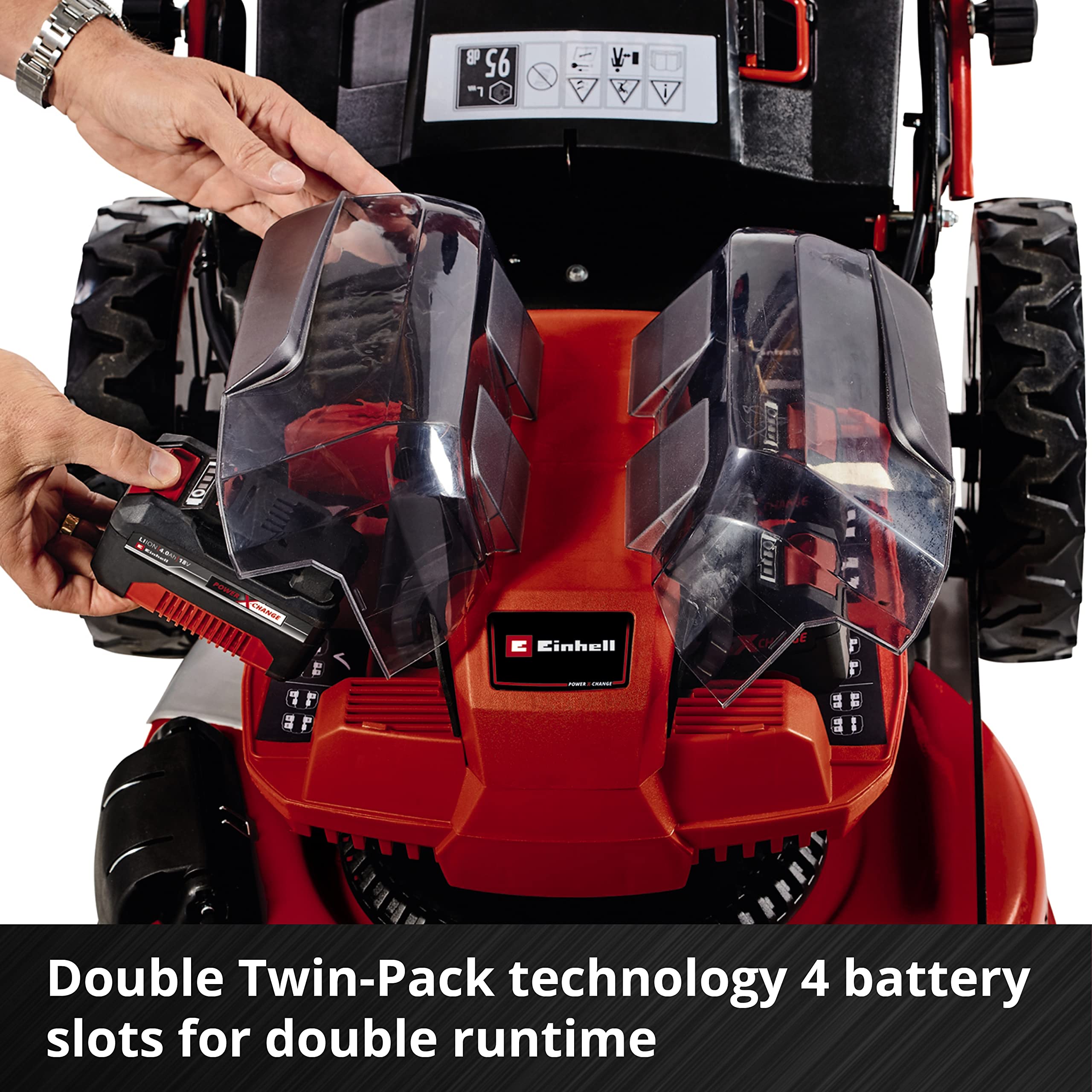 Einhell Cordless Lawnmower - 43cm, 36V, Dual Battery & Charger