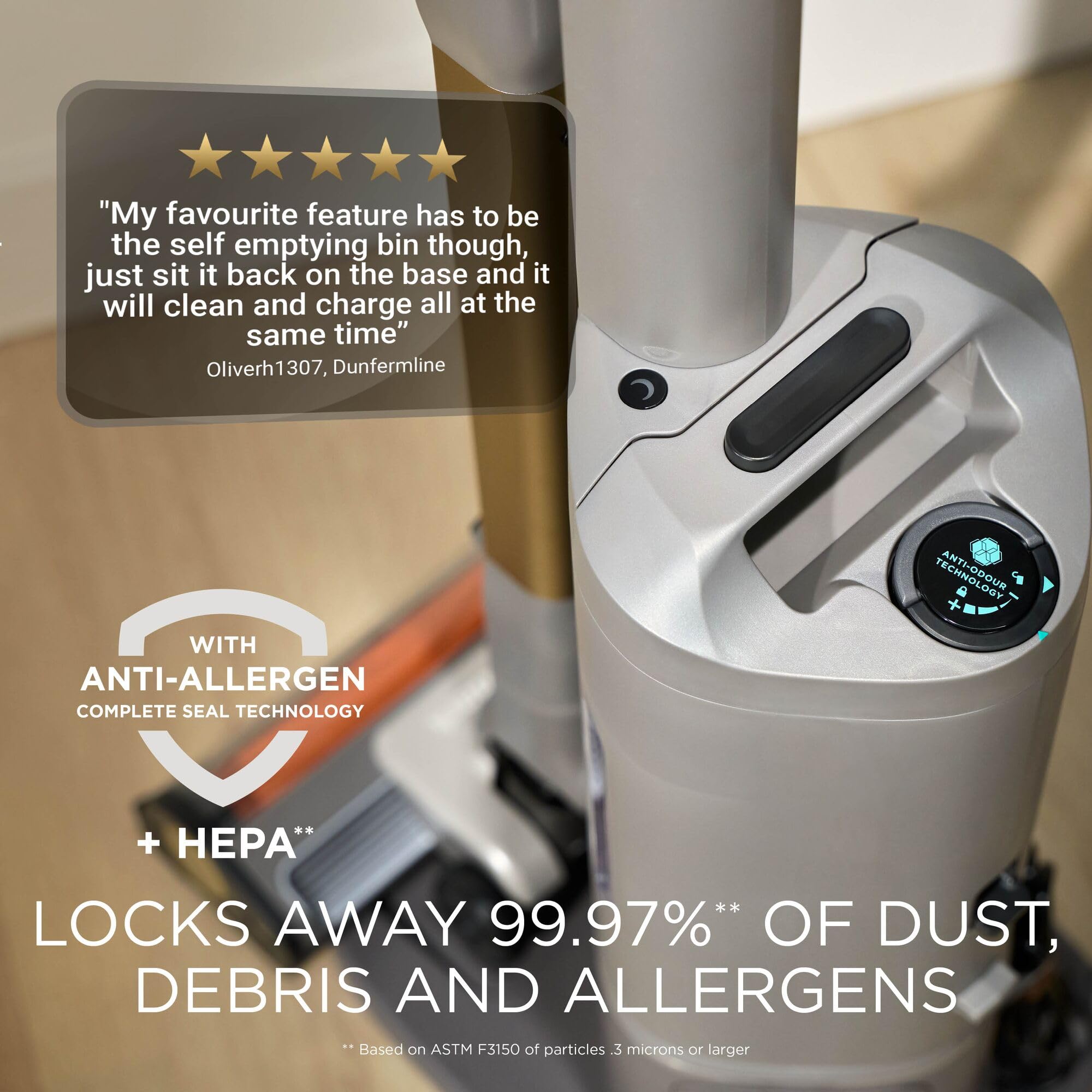 Shark PowerDetect Pet Pro Cordless Vacuum - Auto-Empty, IA3241UKT