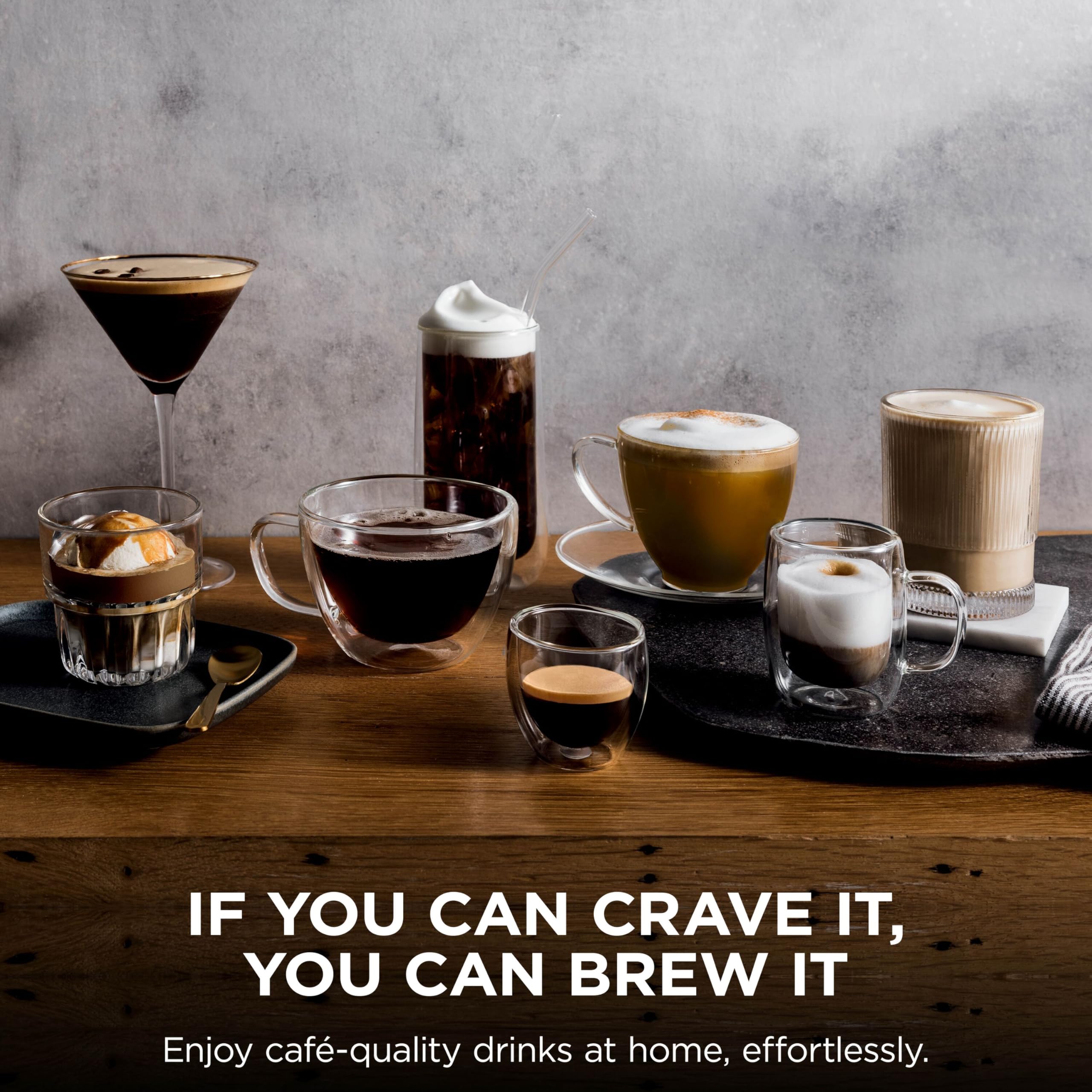Ninja Luxe Premier Coffee Machine - 3-in-1 Espresso/Cold Brew/Filter, Black
