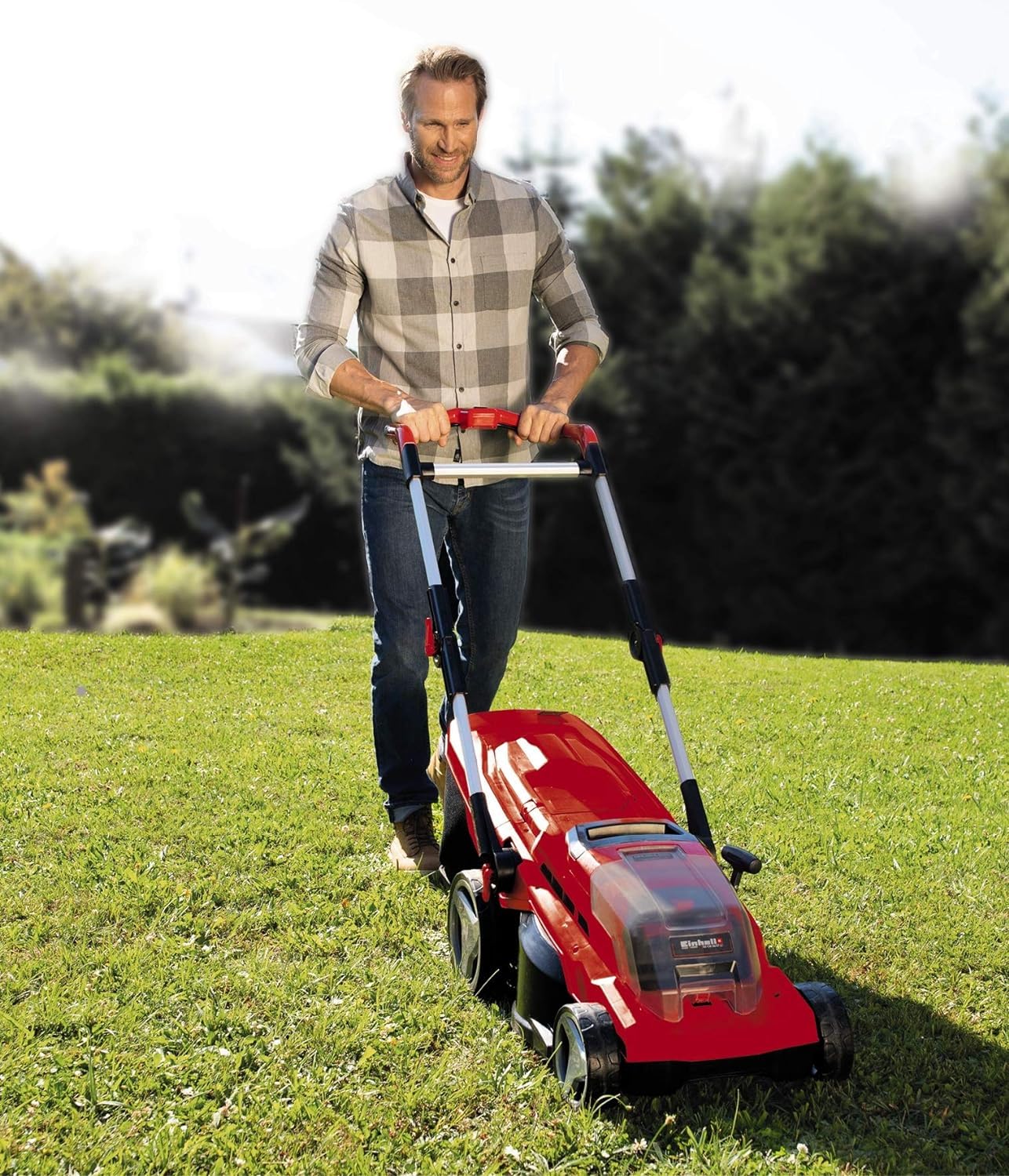 Einhell Cordless Lawnmower - 43cm, 36V, Dual Battery & Charger