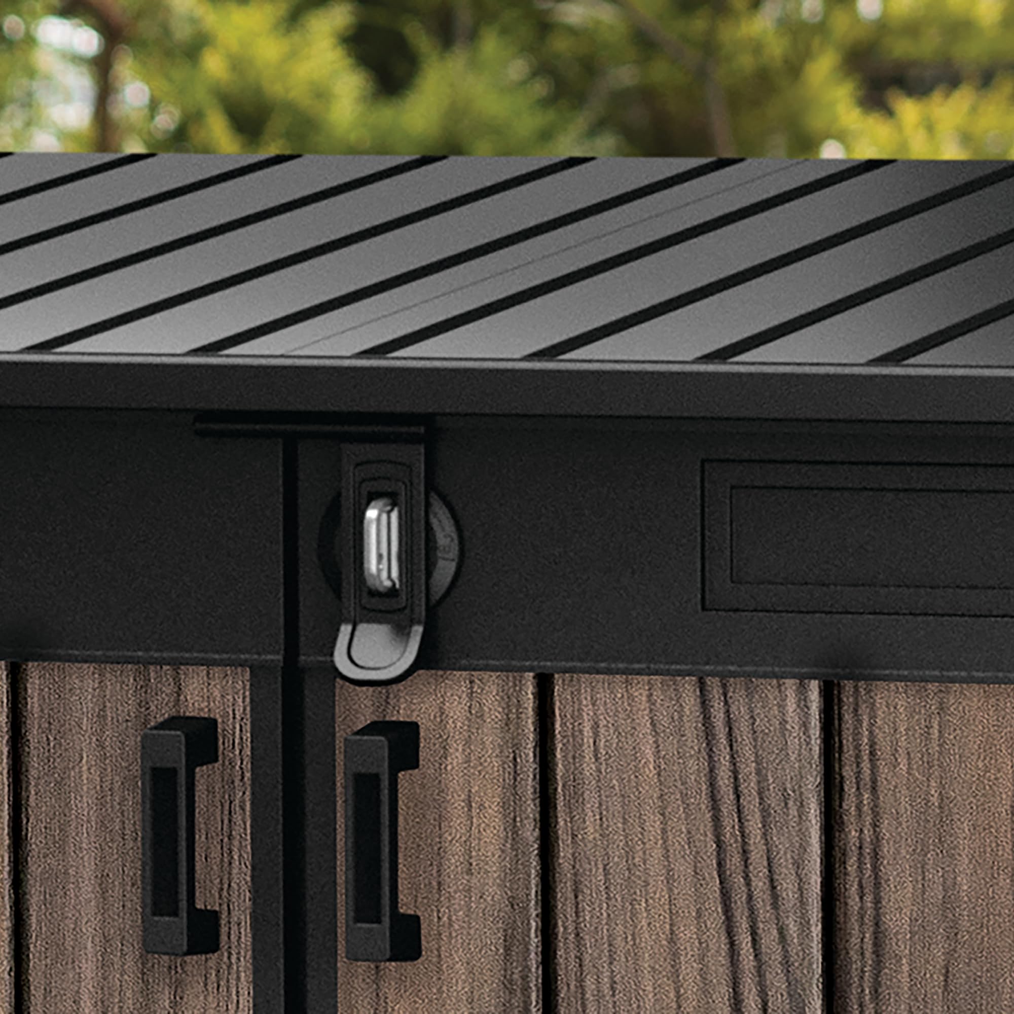 Keter Signature Horizontal Storage Shed - 2020L, Rosewood
