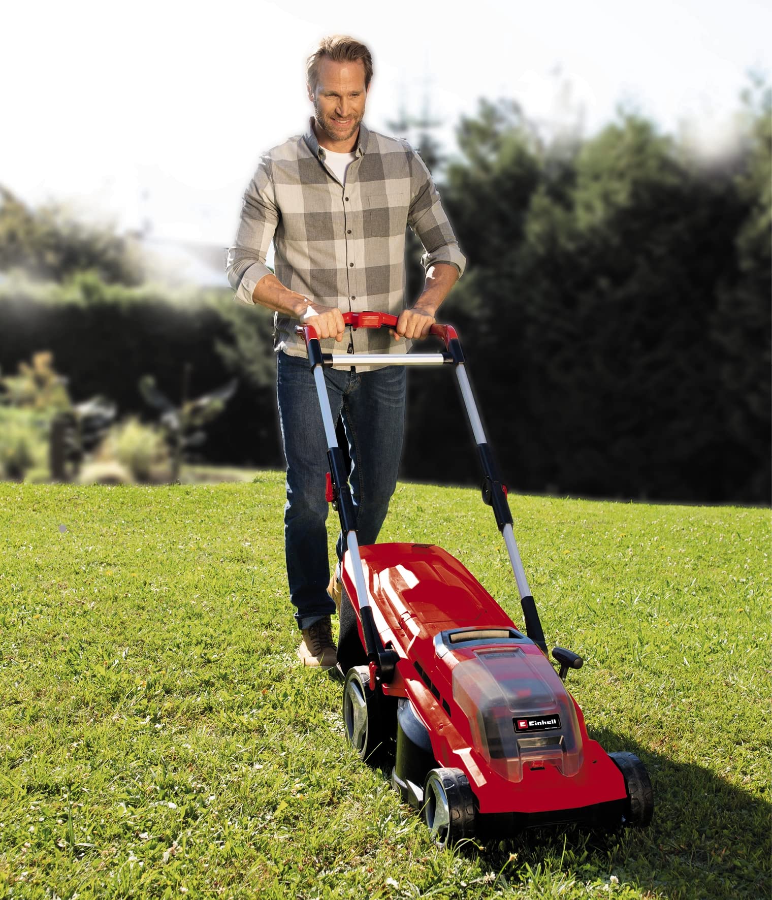 Einhell Cordless Lawnmower - 43cm, 36V, Dual Battery & Charger