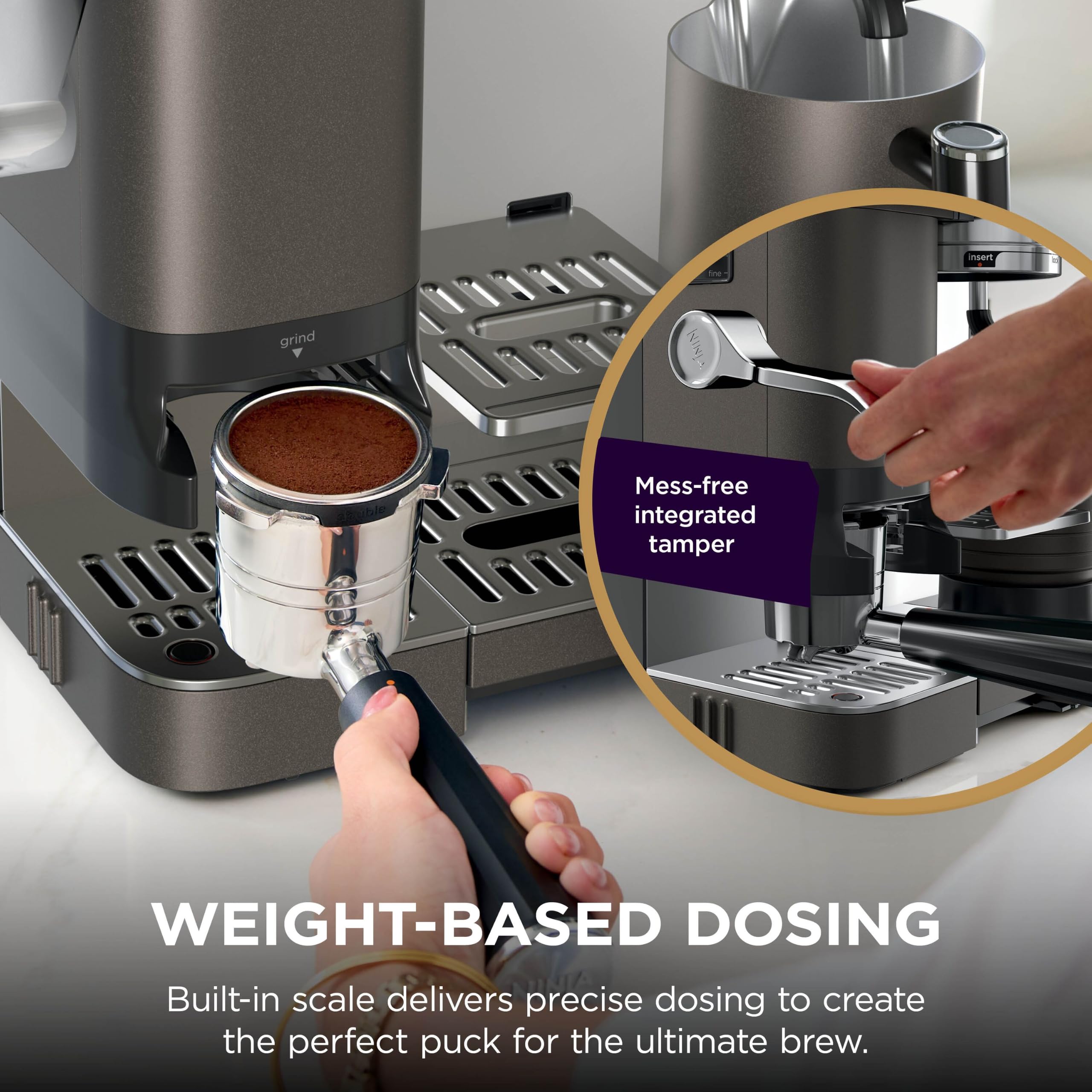 Ninja Luxe Premier Coffee Machine - 3-in-1 Espresso/Cold Brew/Filter, Black