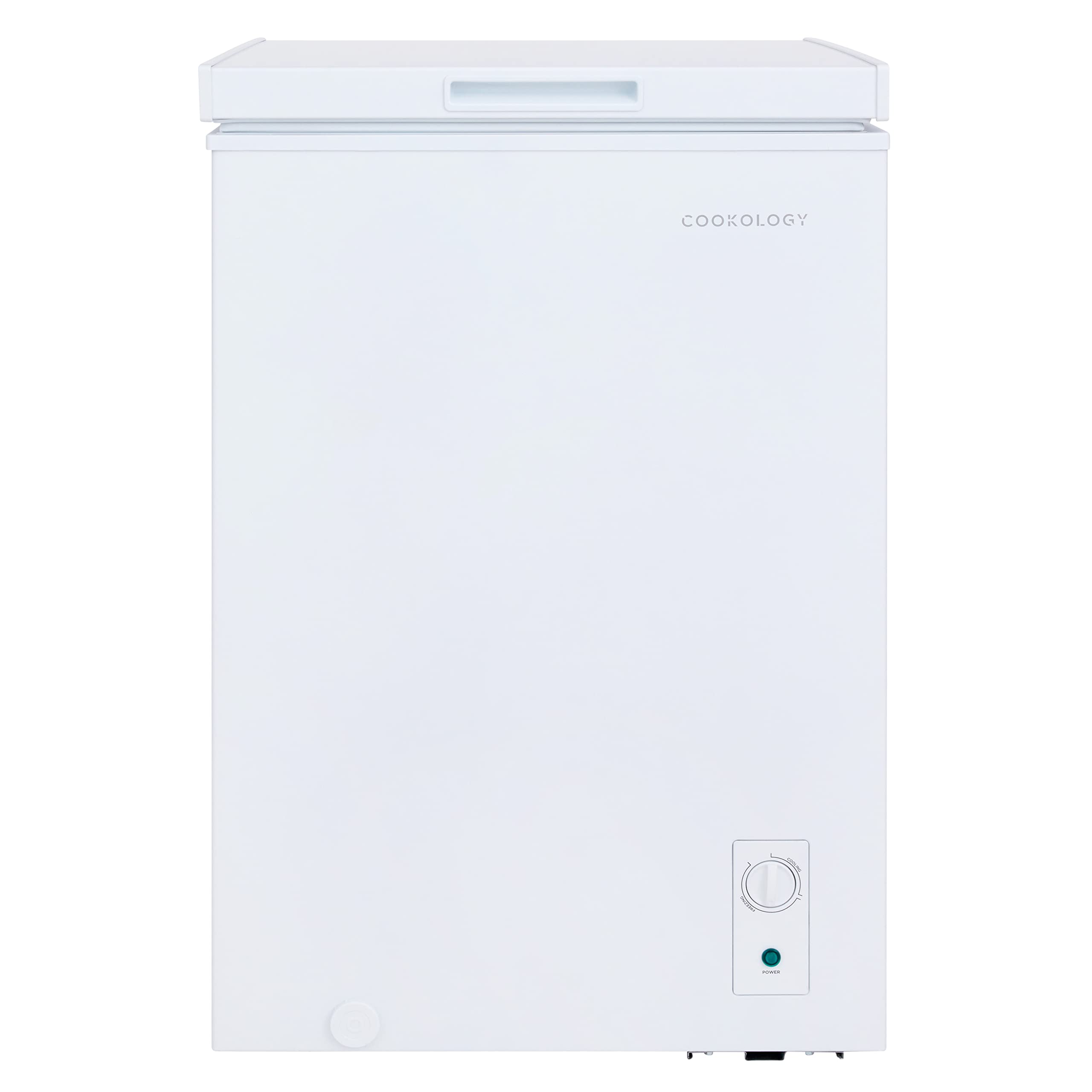 Cookology Chest Freezer - 418L Freestanding, Black