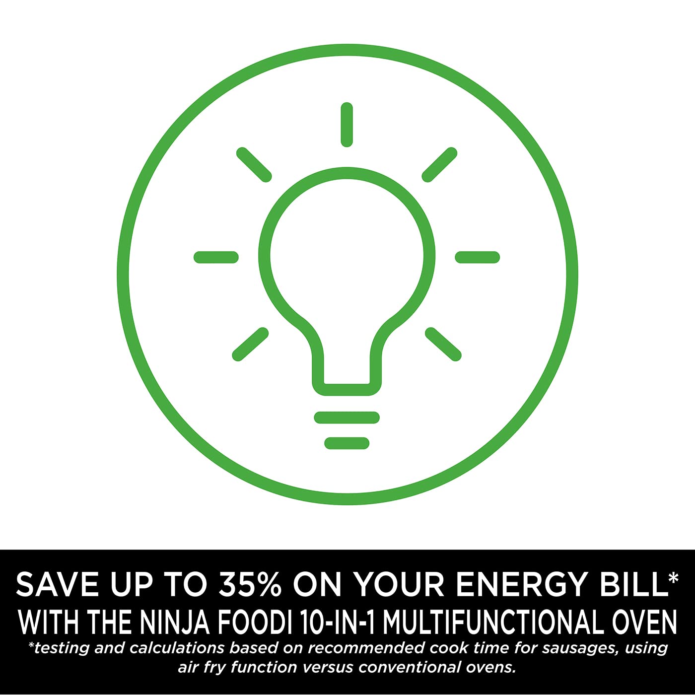 Ninja Foodi Countertop Oven - 10-in-1 Multifunction, Silver/Black