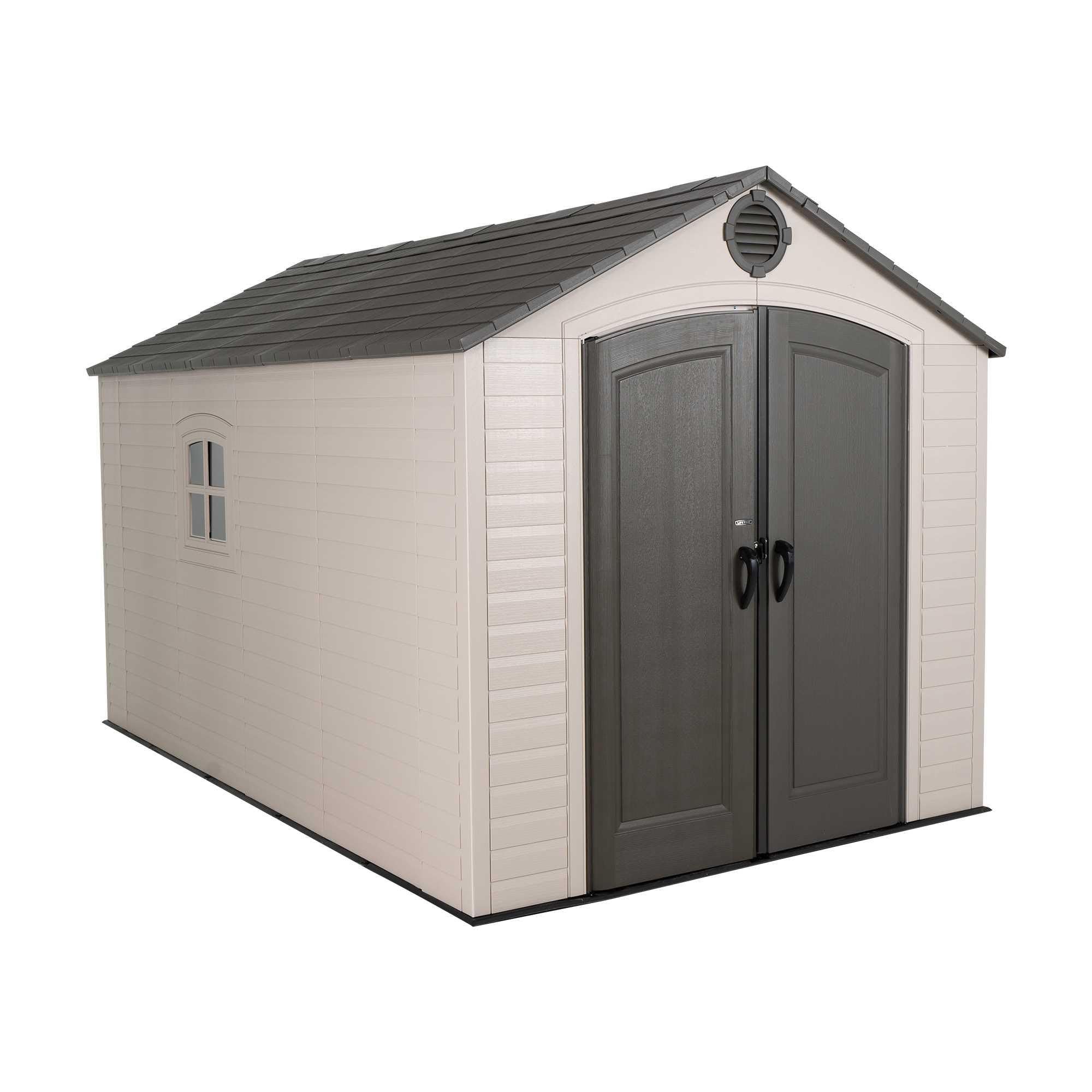 Lifetime 60310 Garden Storage Shed - 7 x 9.5 ft (213 x 289cm), HDPE, Tan