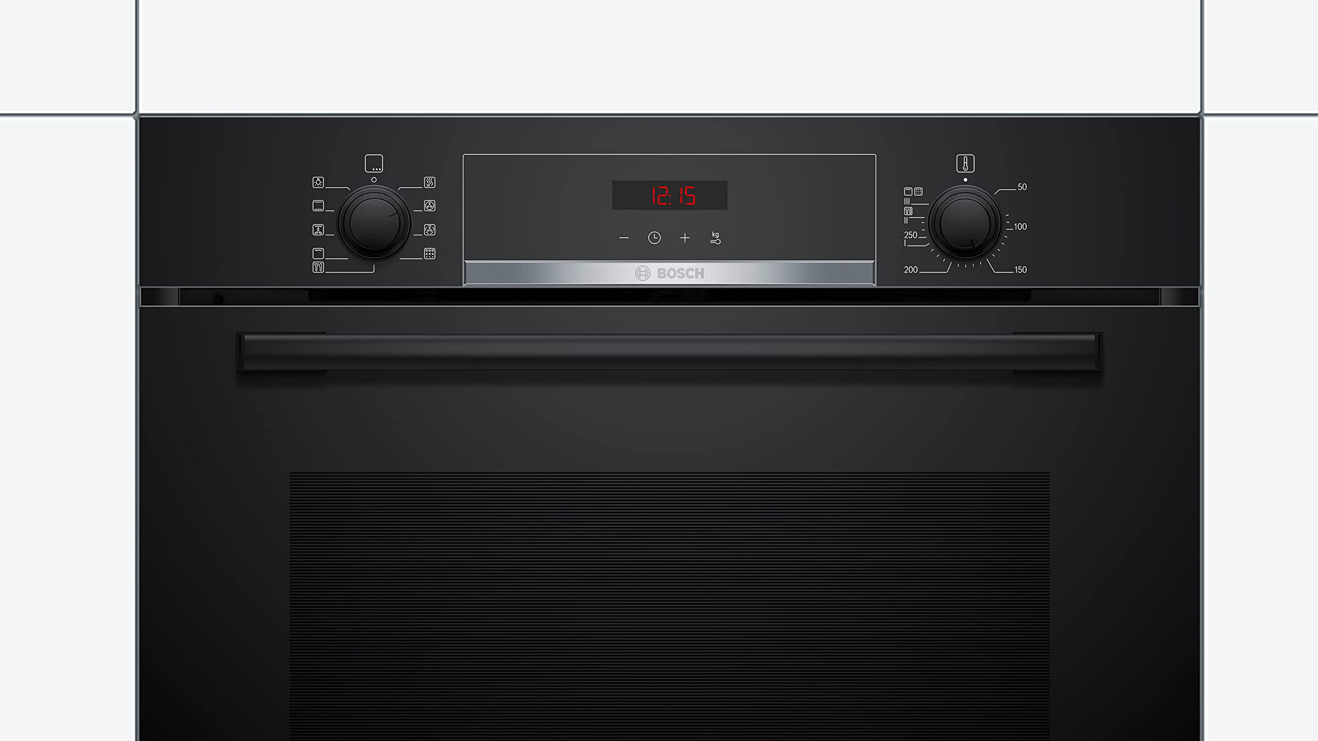 Bosch Series 2 HHF113BR0B Built-in Single Oven, A Rated, Stainless Steel
