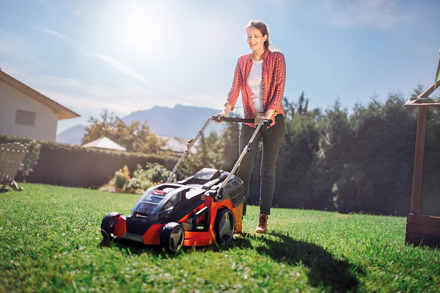 Einhell Cordless Lawnmower - 43cm, 36V, Dual Battery & Charger