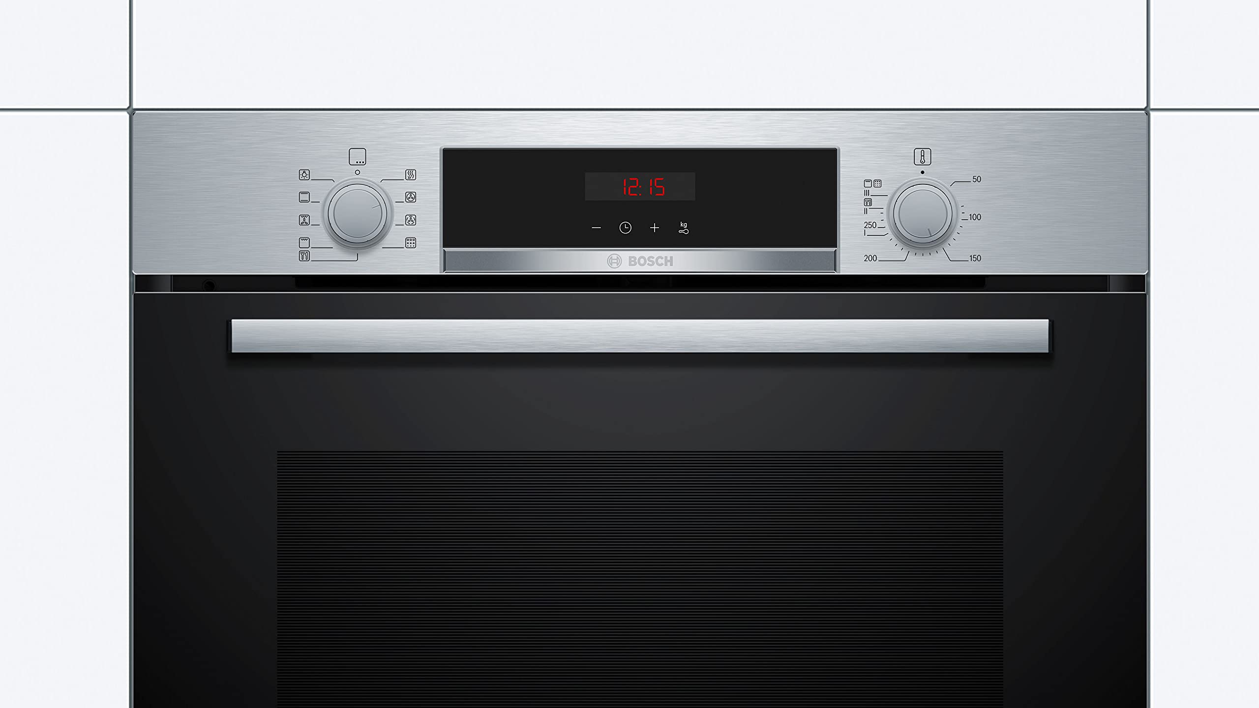 Bosch Series 2 HHF113BR0B Built-in Single Oven, A Rated, Stainless Steel