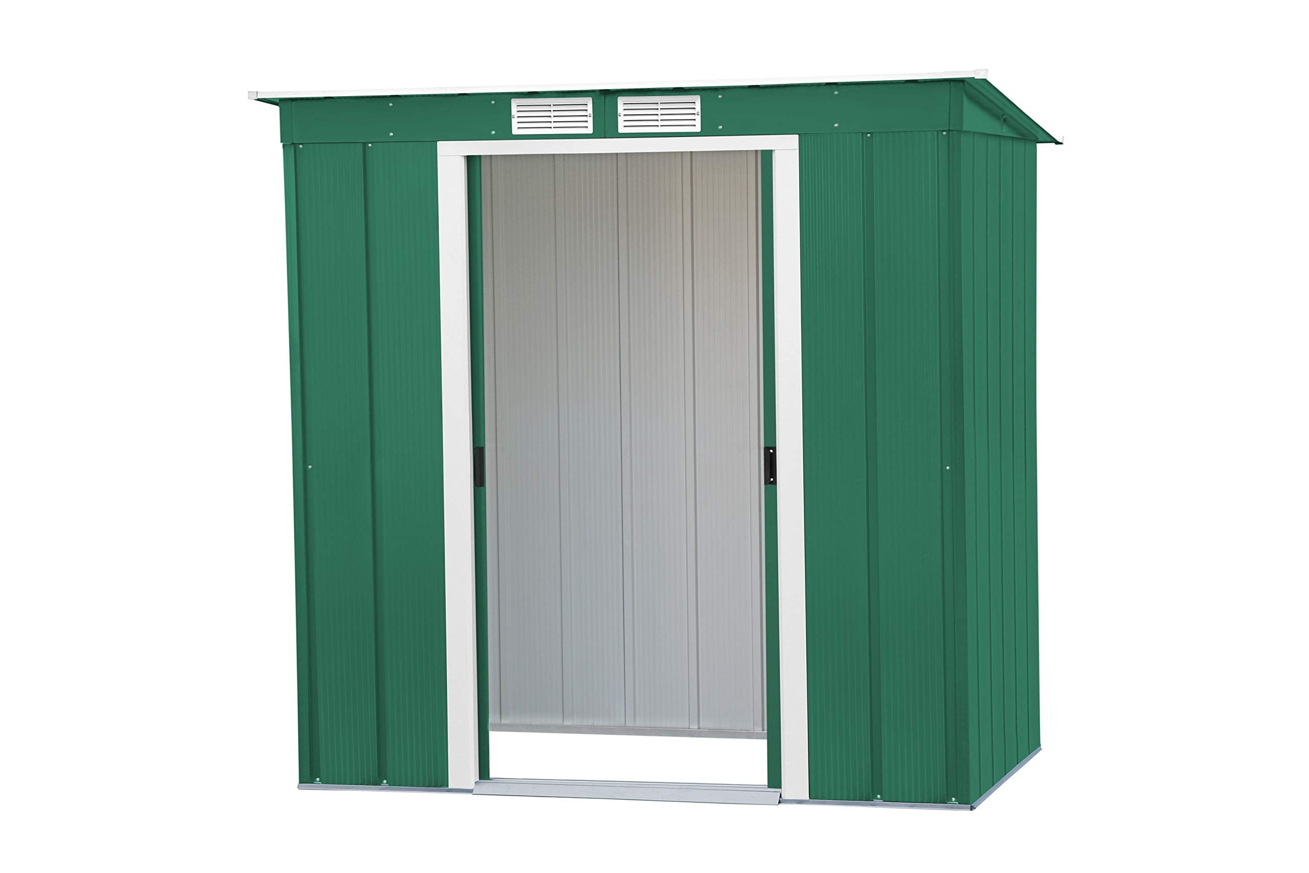 Duramax ECO Metal Garden Shed - 10 x 8 ft (7.80 m2), Galvanized Steel, Anthracite
