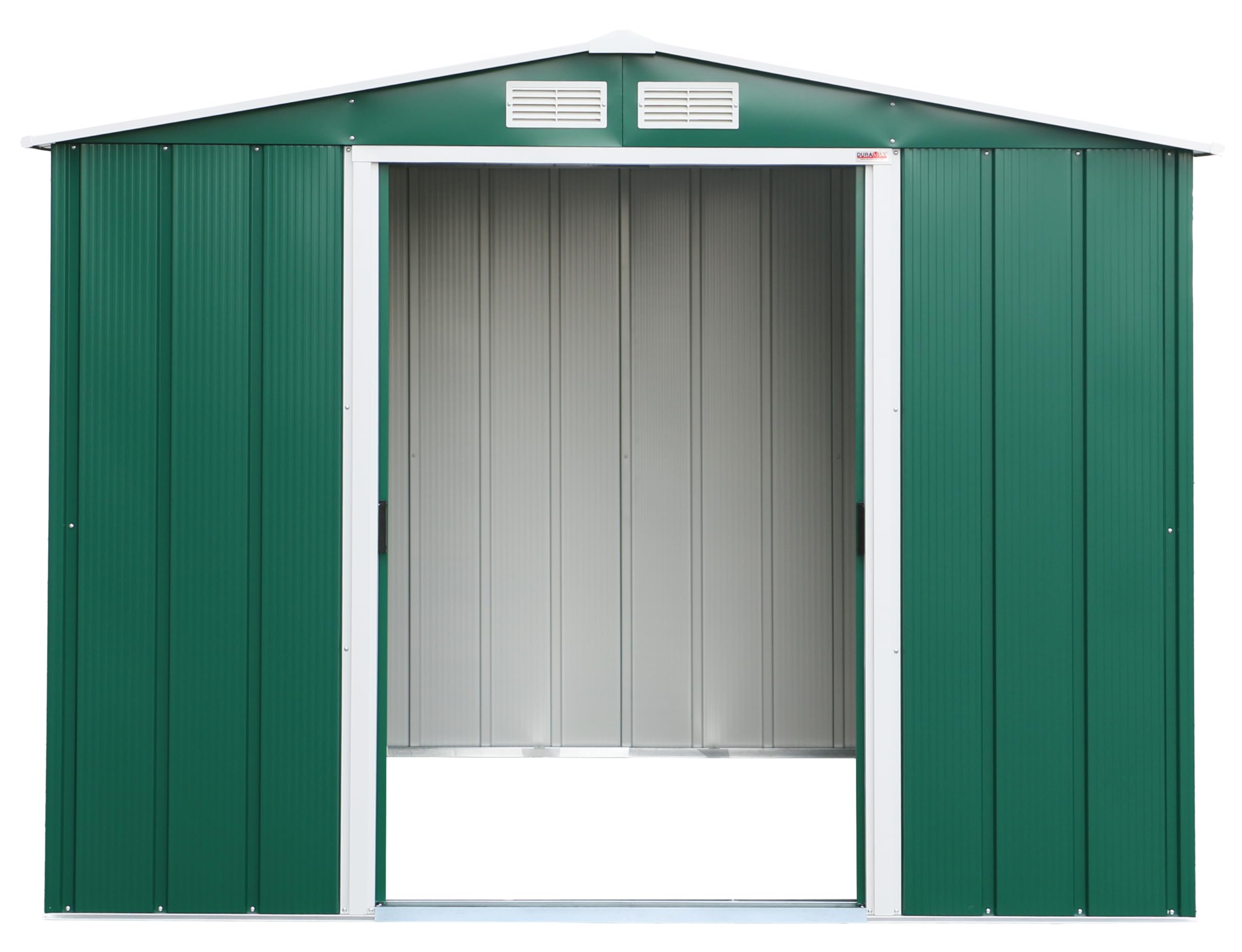 Duramax ECO Metal Garden Shed - 10 x 8 ft (7.80 m2), Galvanized Steel, Anthracite