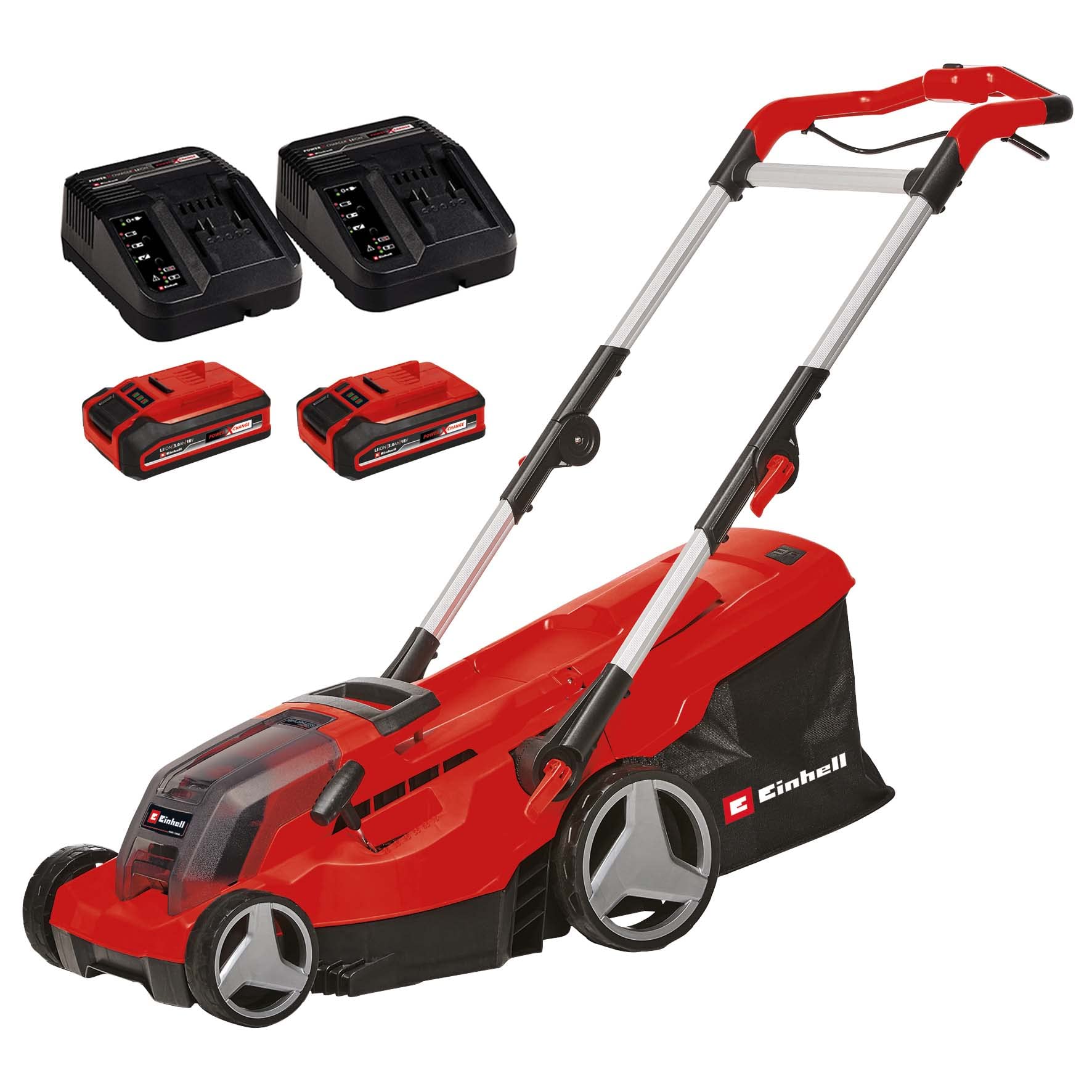 Einhell Cordless Lawnmower - 43cm, 36V, Dual Battery & Charger