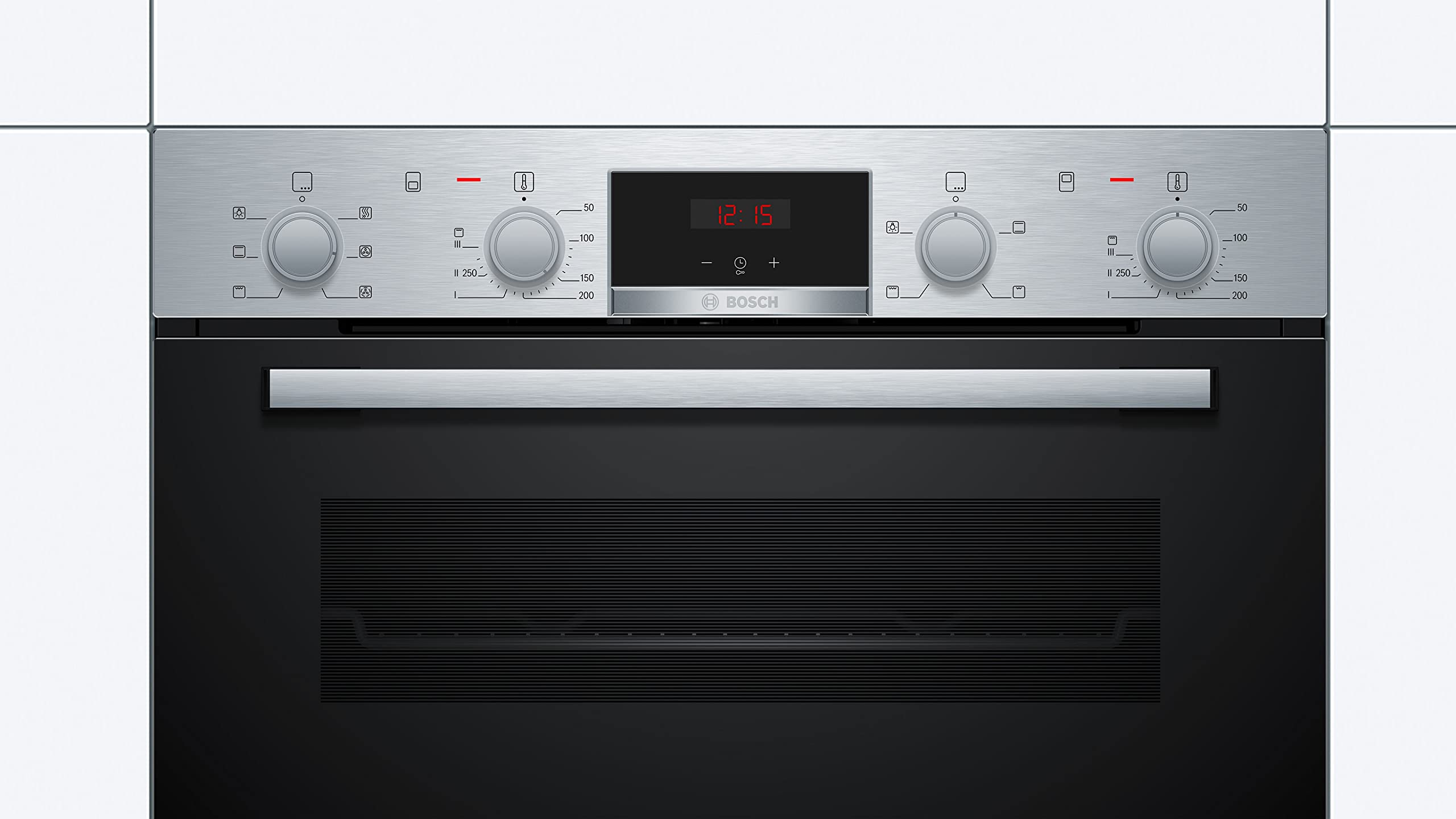 Bosch Series 2 HHF113BR0B Built-in Single Oven, A Rated, Stainless Steel