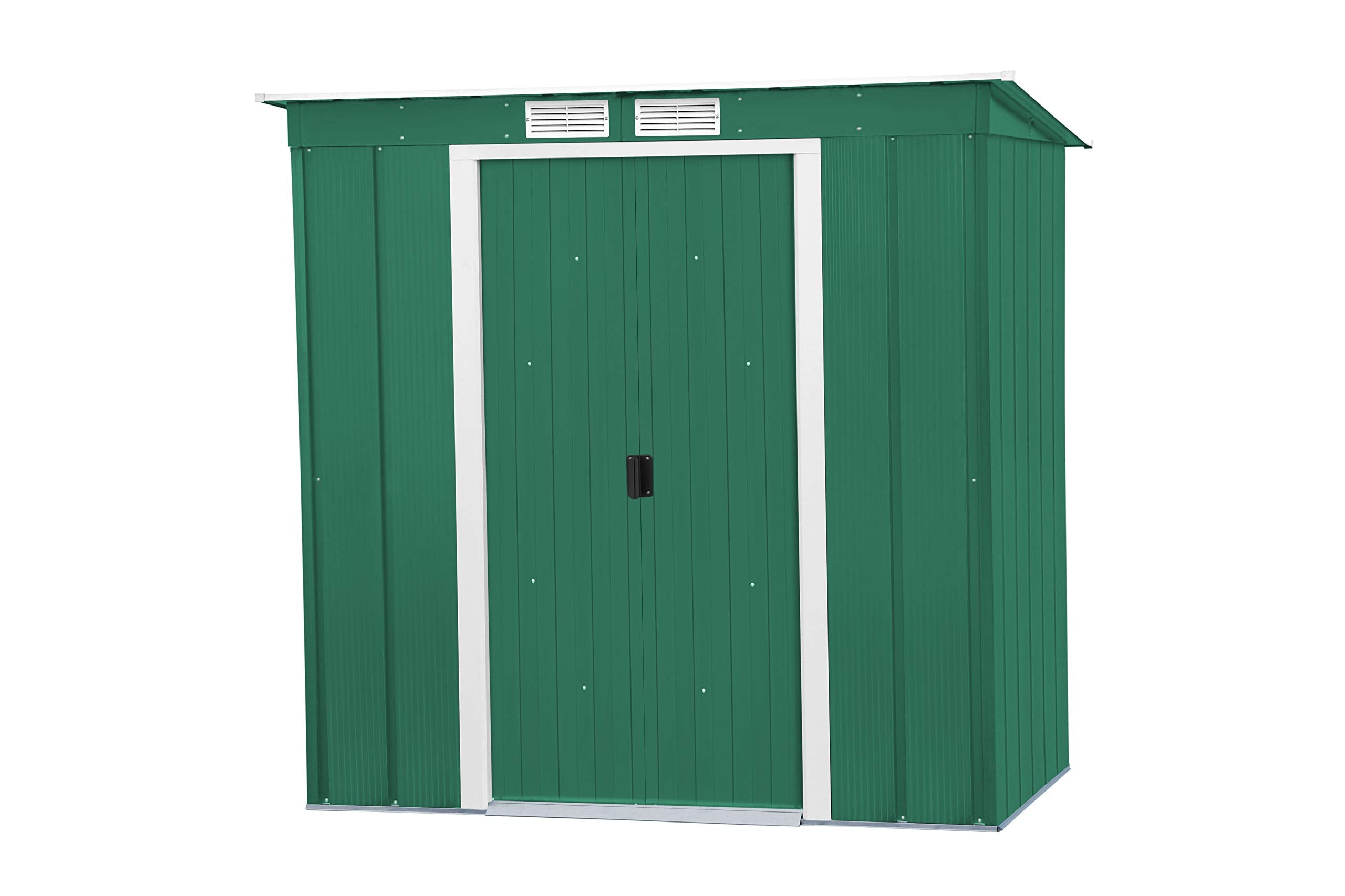 Duramax ECO Metal Garden Shed - 10 x 8 ft (7.80 m2), Galvanized Steel, Anthracite