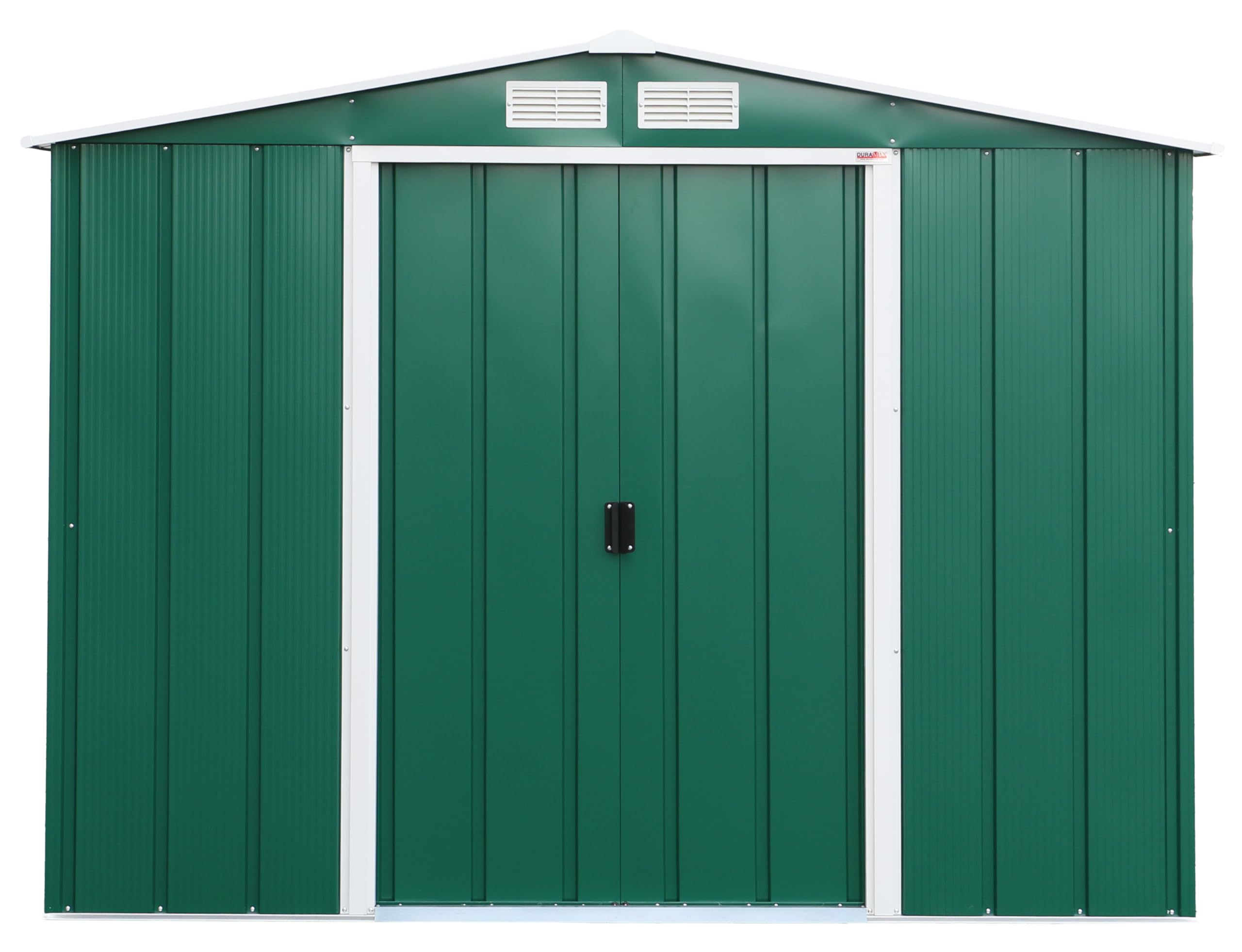 Duramax ECO Metal Garden Shed - 10 x 8 ft (7.80 m2), Galvanized Steel, Anthracite
