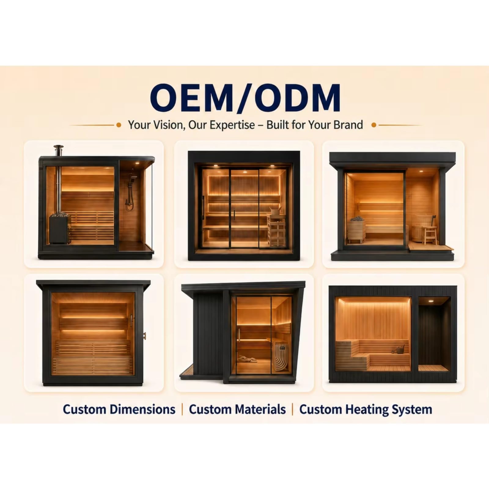 Cedar Wood Outdoor Sauna, 2-4 Person - Electric Heater, WiFi Control, LED Lights