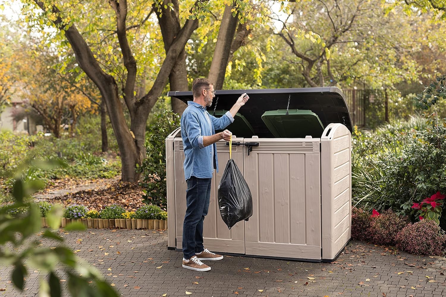 Keter Store It Out Ultra Garden Storage Shed - 177 x 113 x 134cm, Beige/Brown