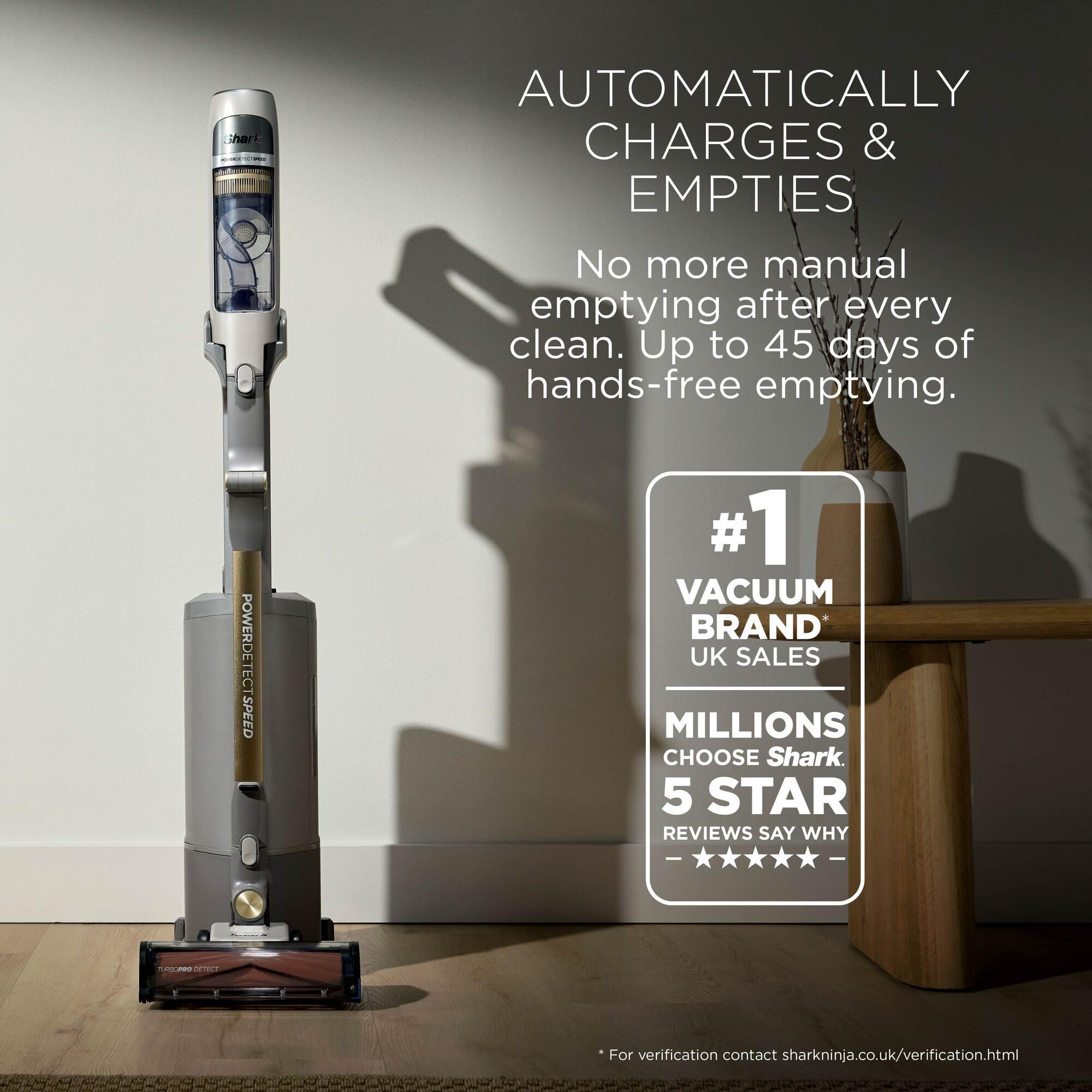 Shark PowerDetect Pet Pro Cordless Vacuum - Auto-Empty, IA3241UKT