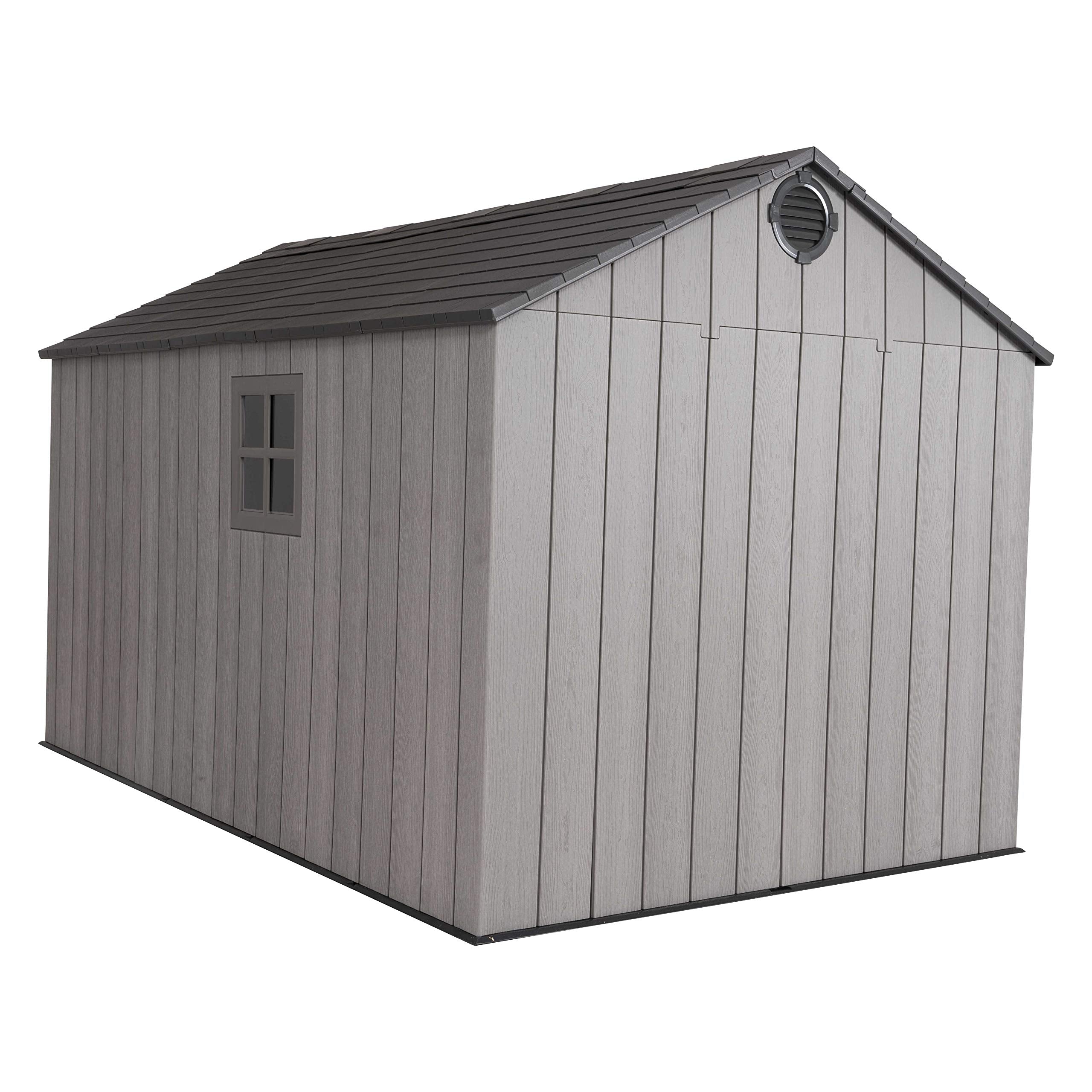 Lifetime 60310 Garden Storage Shed - 7 x 9.5 ft (213 x 289cm), HDPE, Tan