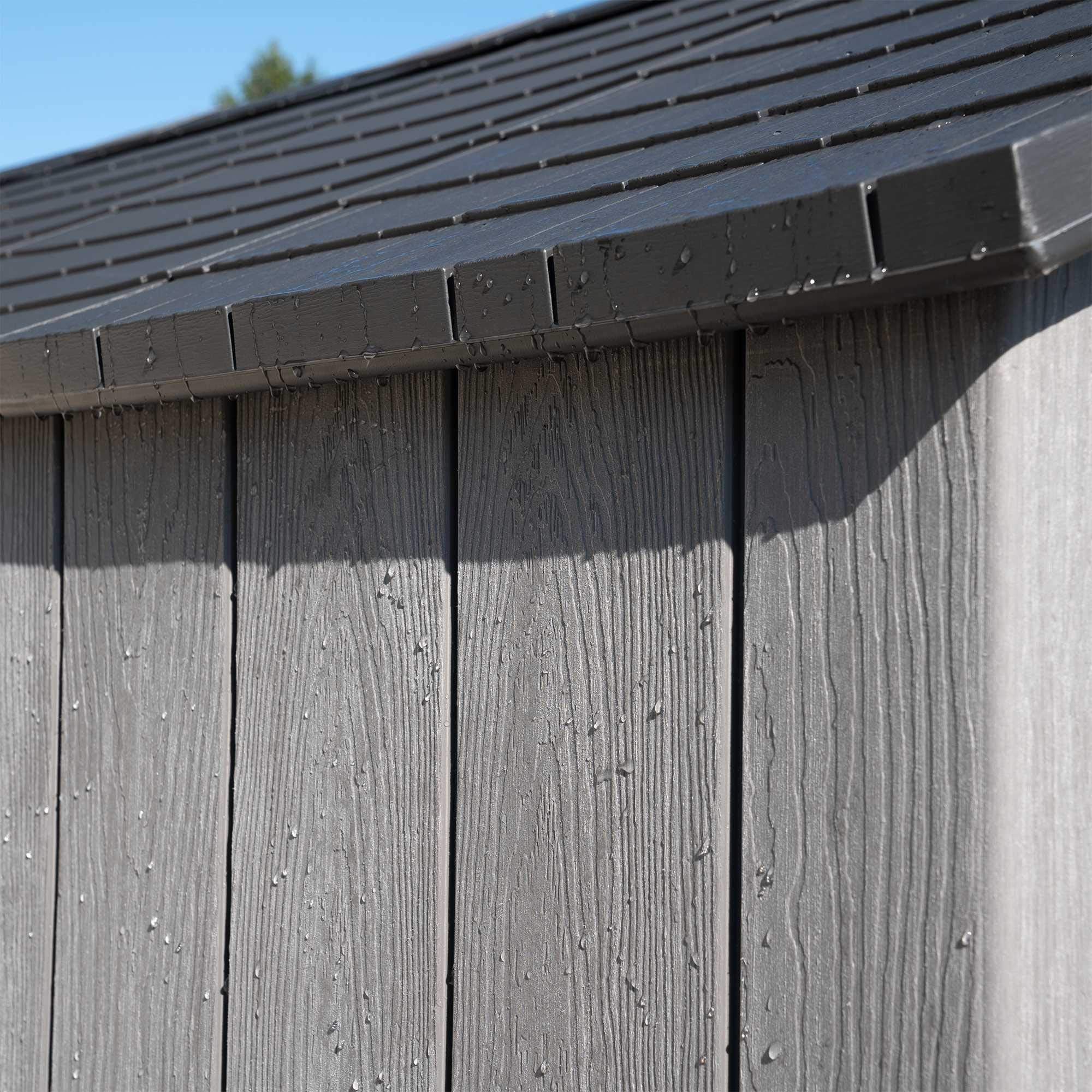 Lifetime 60310 Garden Storage Shed - 7 x 9.5 ft (213 x 289cm), HDPE, Tan