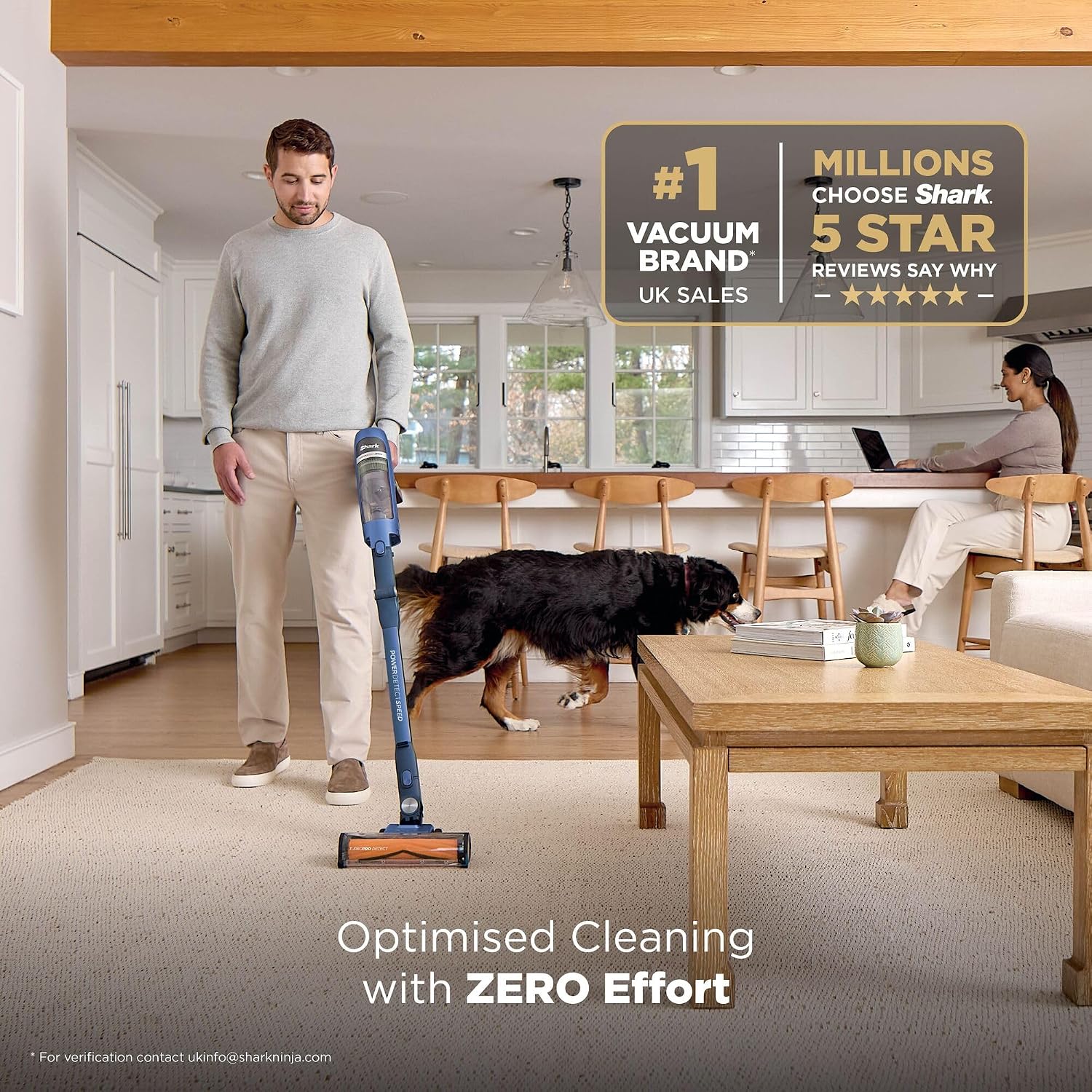 Shark PowerDetect Pet Pro Cordless Vacuum - Auto-Empty, IA3241UKT