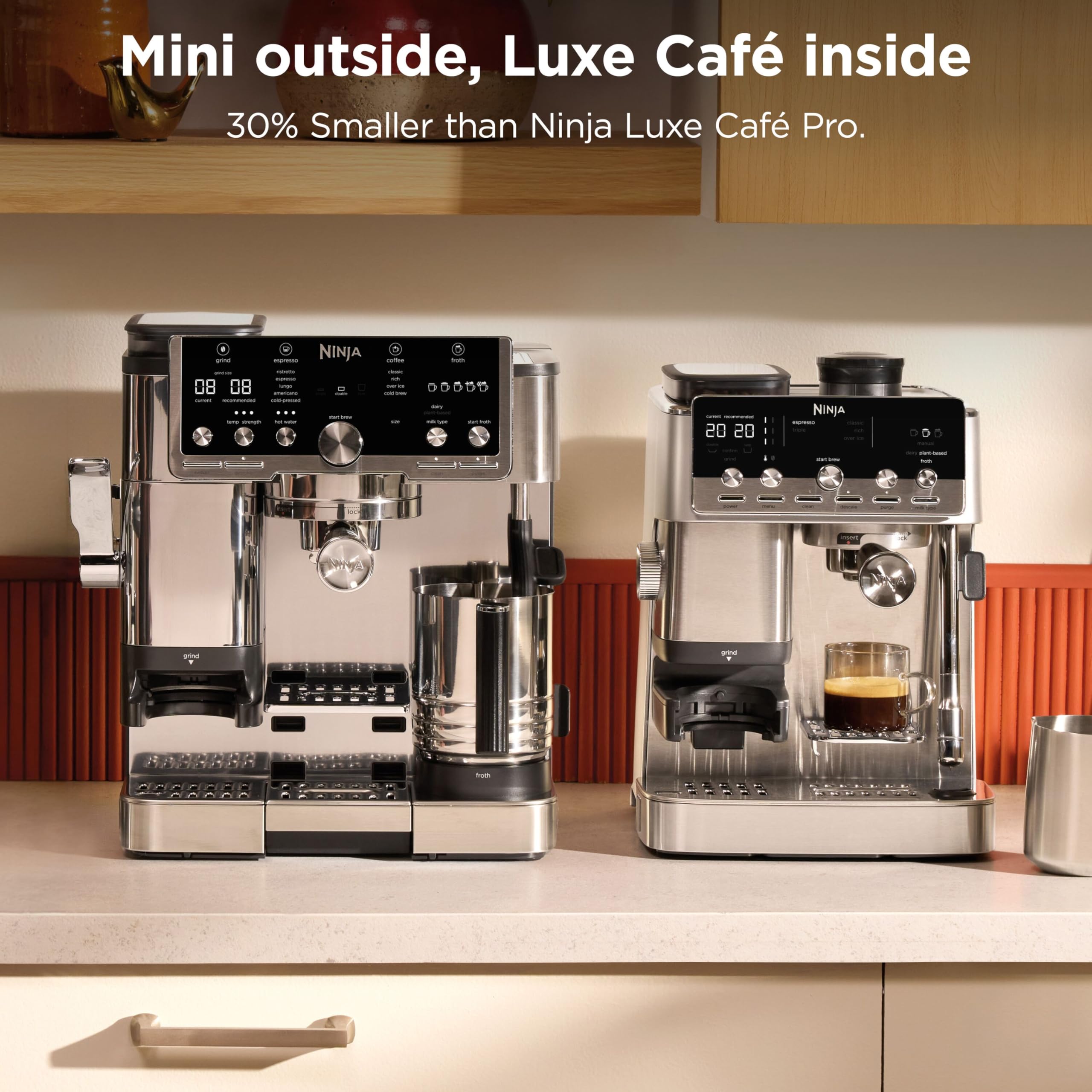 Ninja Luxe Premier Coffee Machine - 3-in-1 Espresso/Cold Brew/Filter, Black