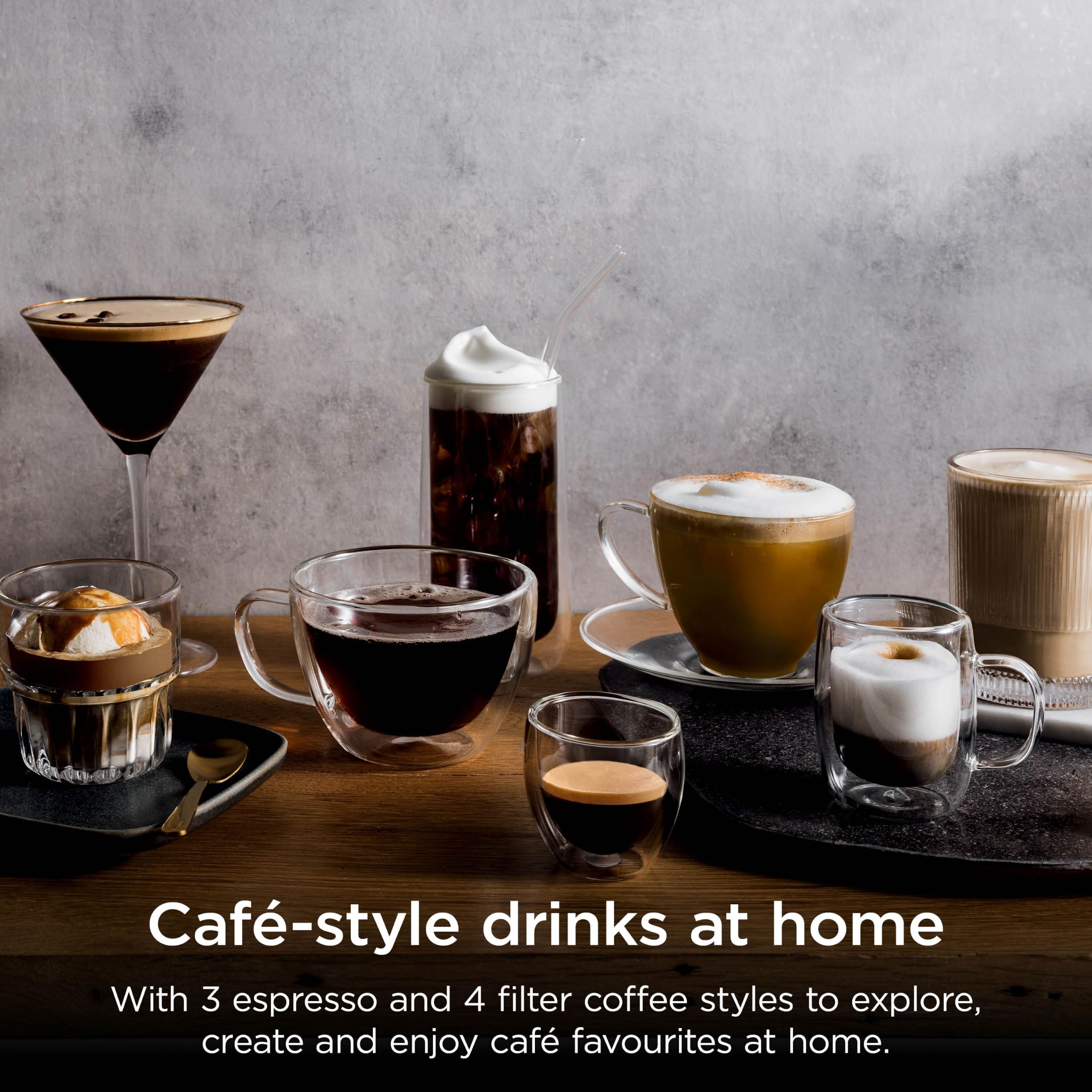 Ninja Luxe Premier Coffee Machine - 3-in-1 Espresso/Cold Brew/Filter, Black