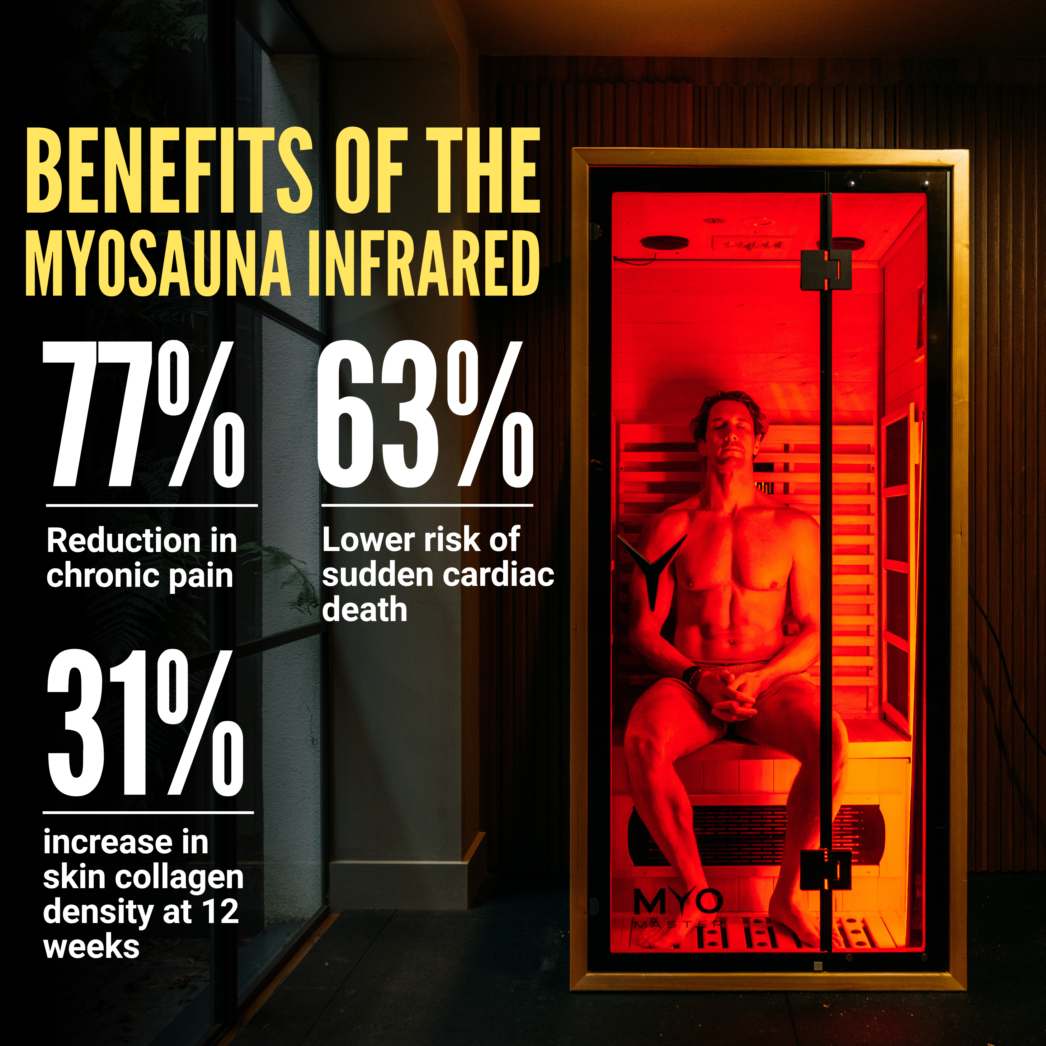 MyoSauna Infrared Sauna - WiFi Enabled