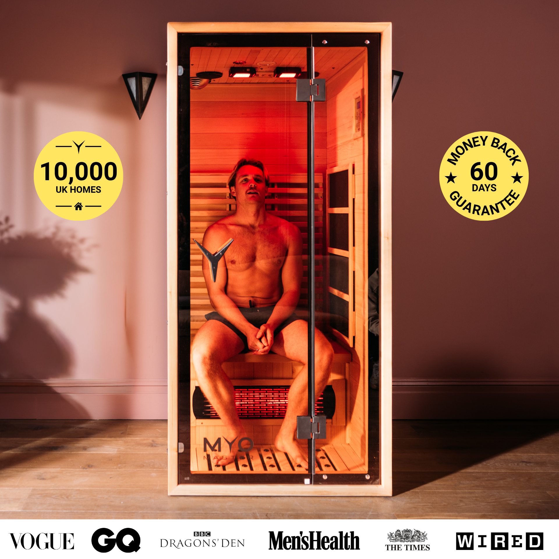 MyoSauna Infrared Sauna - WiFi Enabled